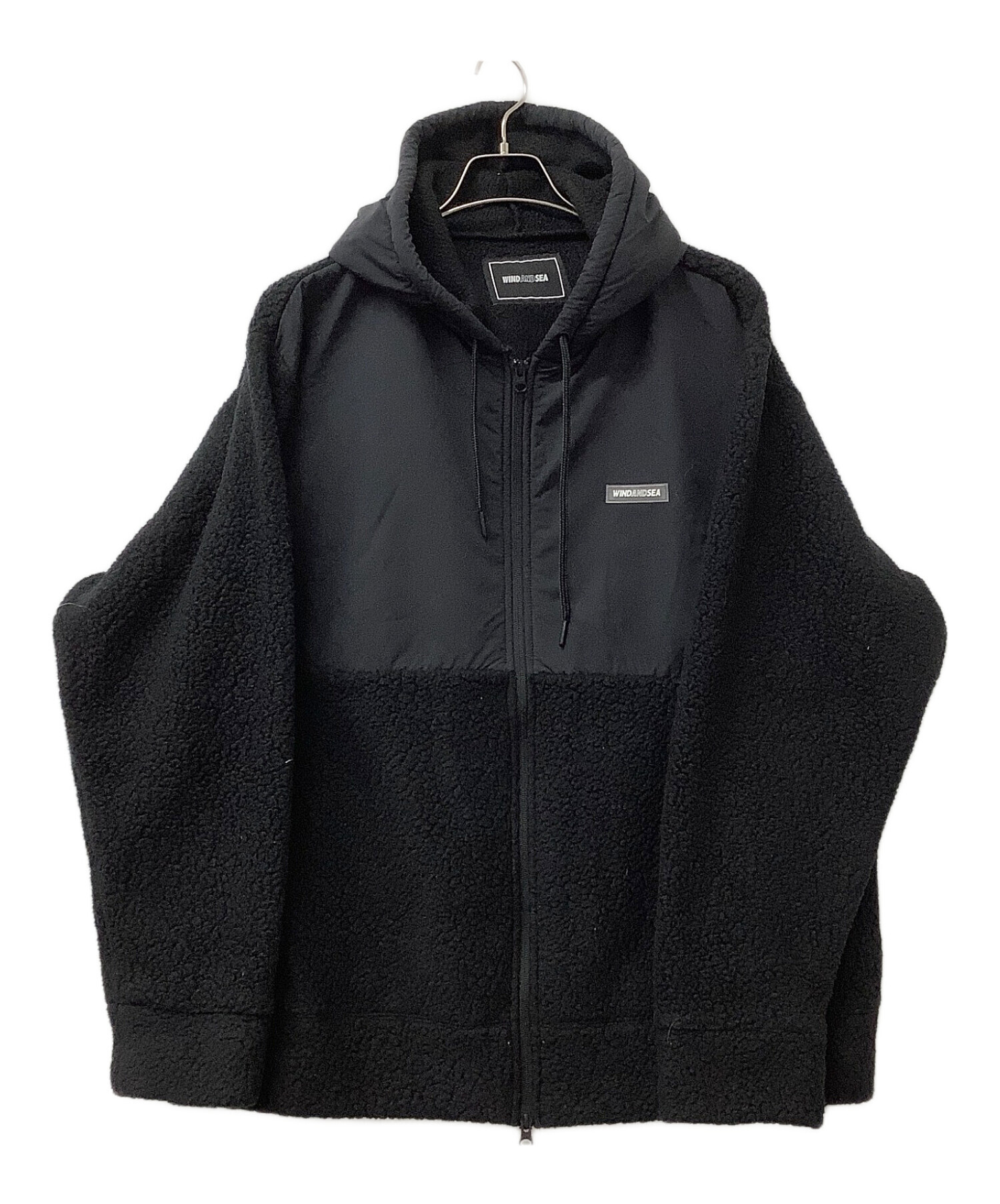 WIND AND SEA パーカー 黒 XL
