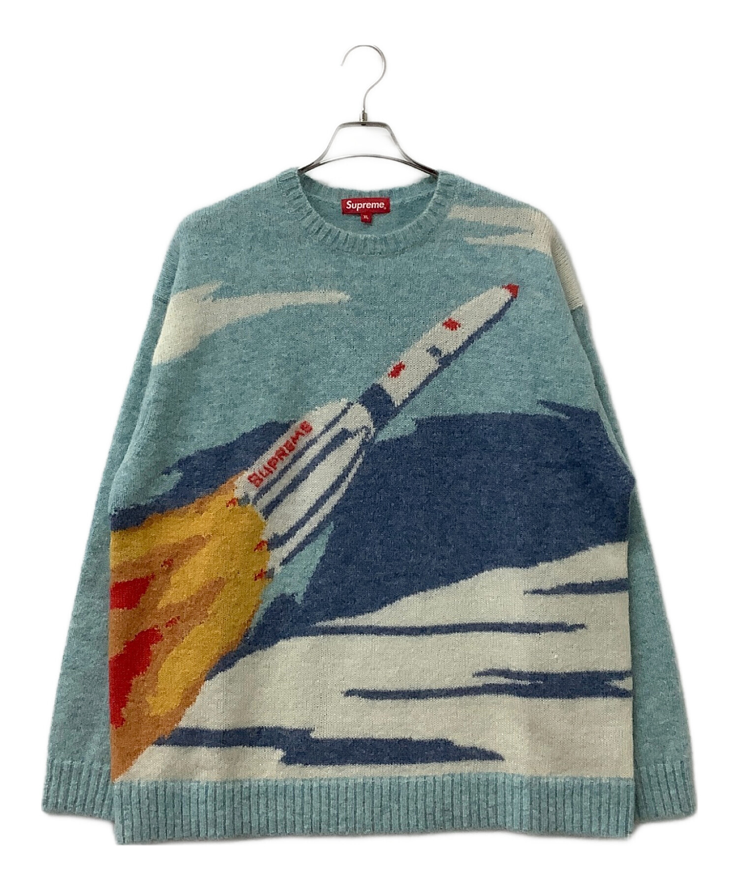 中古・古着通販】SUPREME (シュプリーム) クルーネックニット スカイ 