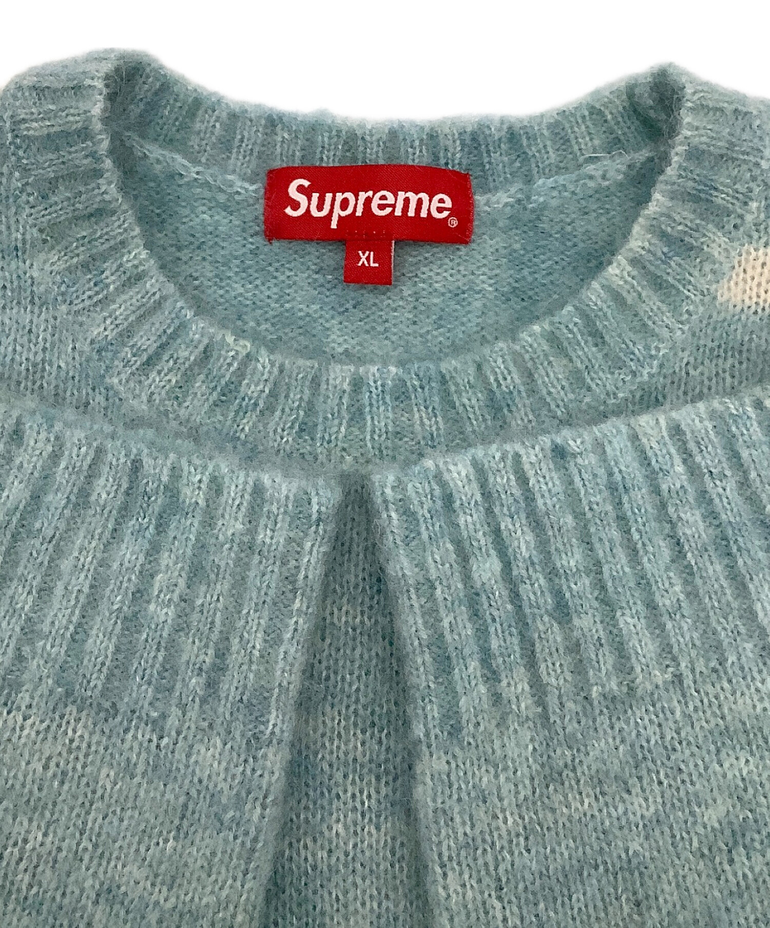 中古・古着通販】SUPREME (シュプリーム) クルーネックニット スカイ 