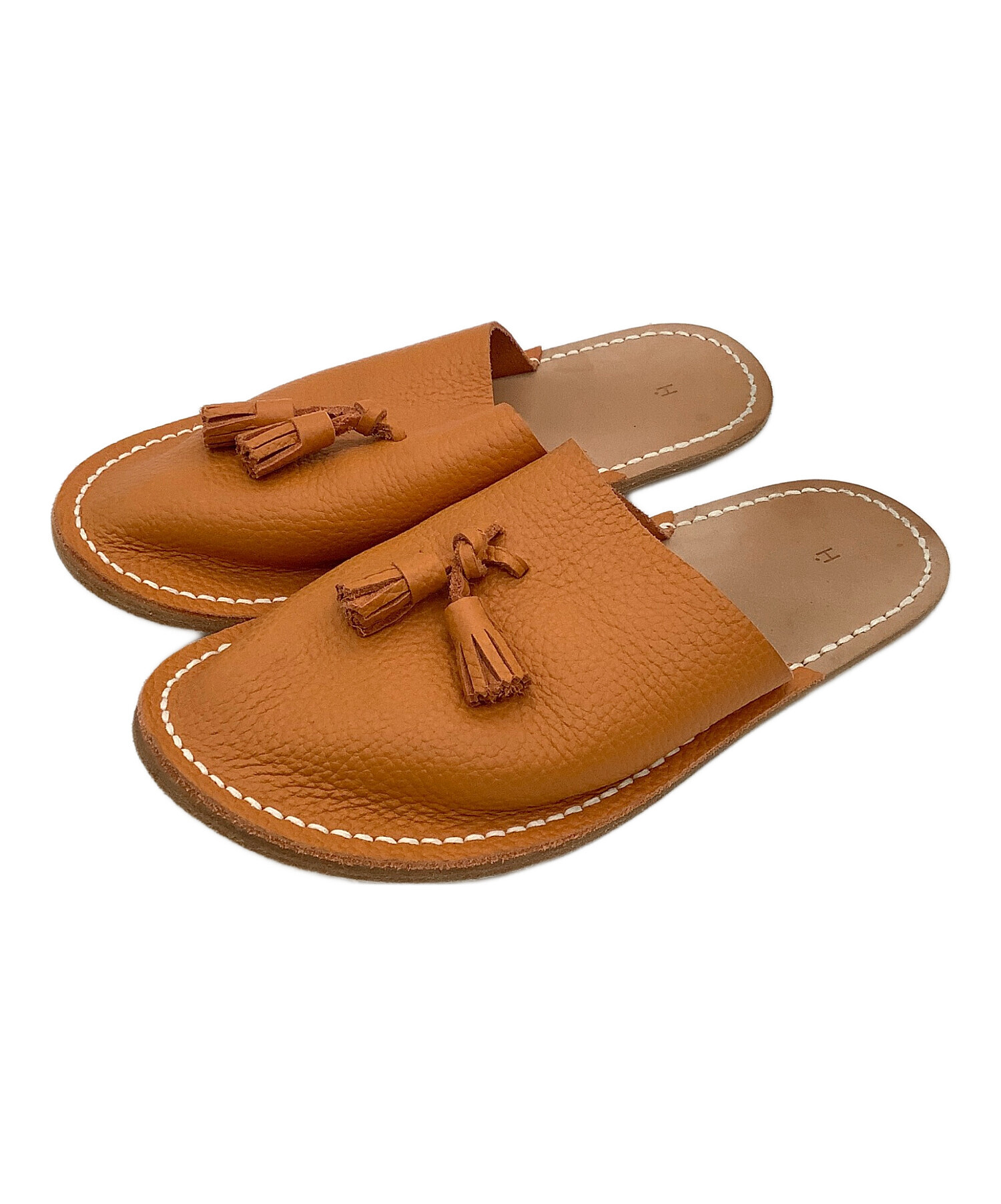 中古・古着通販】HENDER SCHEME (エンダースキーマ) レザースリッパ 