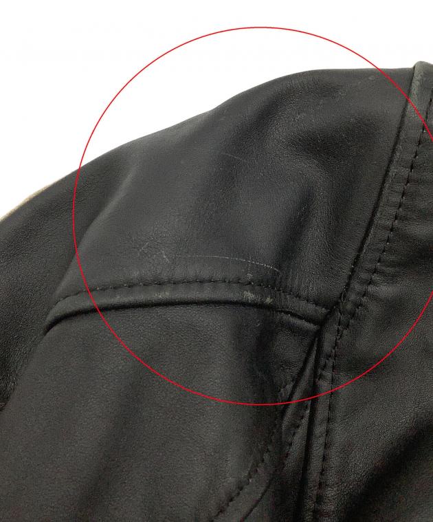 中古・古着通販】GREEDY (グリーディ) レザージャケット ブラック