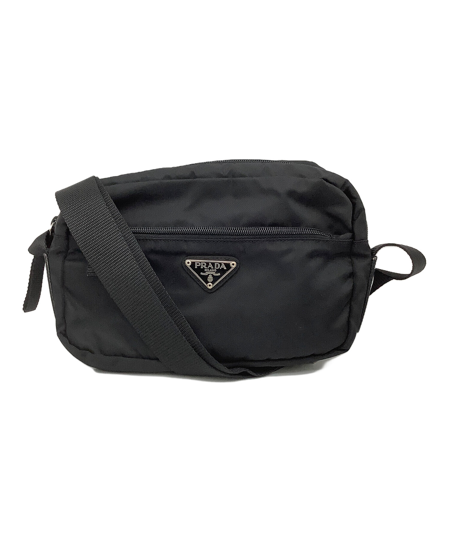 中古・古着通販】PRADA (プラダ) ショルダーバッグ ブラック｜ブランド  