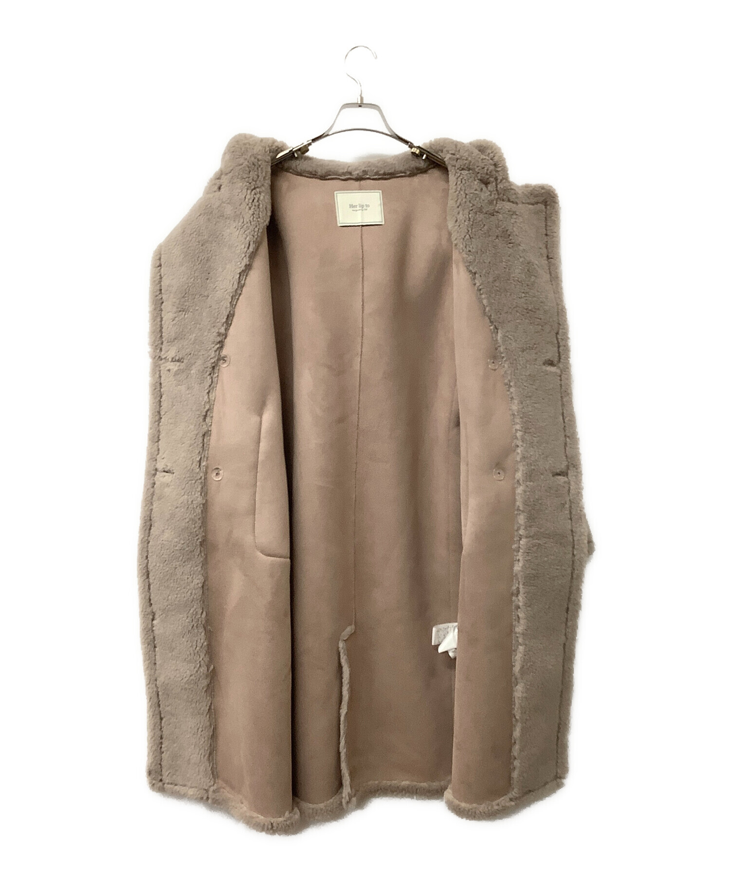 中古・古着通販】HER LIP TO (ハーリップトゥ) Fleur Shearling Boa 