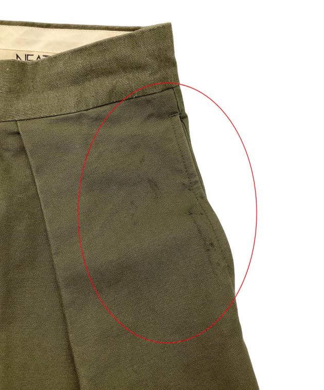 NEAT テントクロス　50 中古・古着通販】NEAT (ニート) テントクロスパンツ オリーブ サイズ