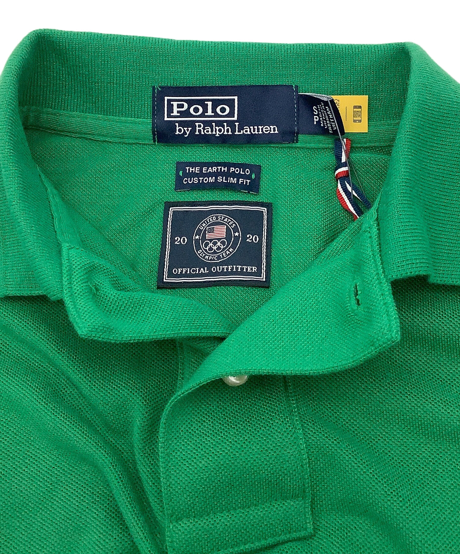 Polo Ralph Lauren ポロラルフローレングリーン 半袖シャツ新品 新品 L ポロラルフローレン 半袖開襟 アロハシャツ 緑 グリーン