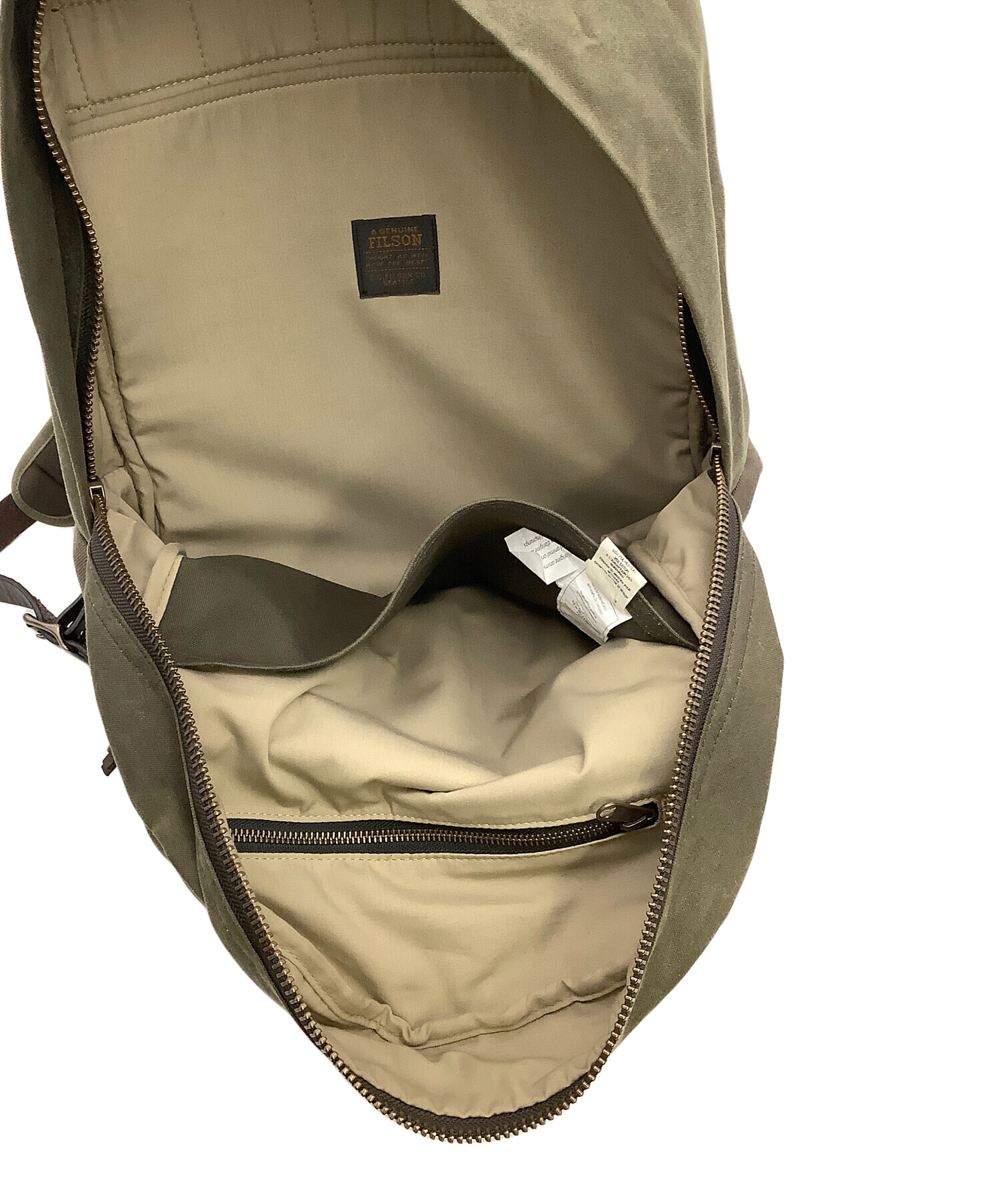 中古・古着通販】FILSON (フィルソン) JOURNEYMAN BACKPACK オリーブ