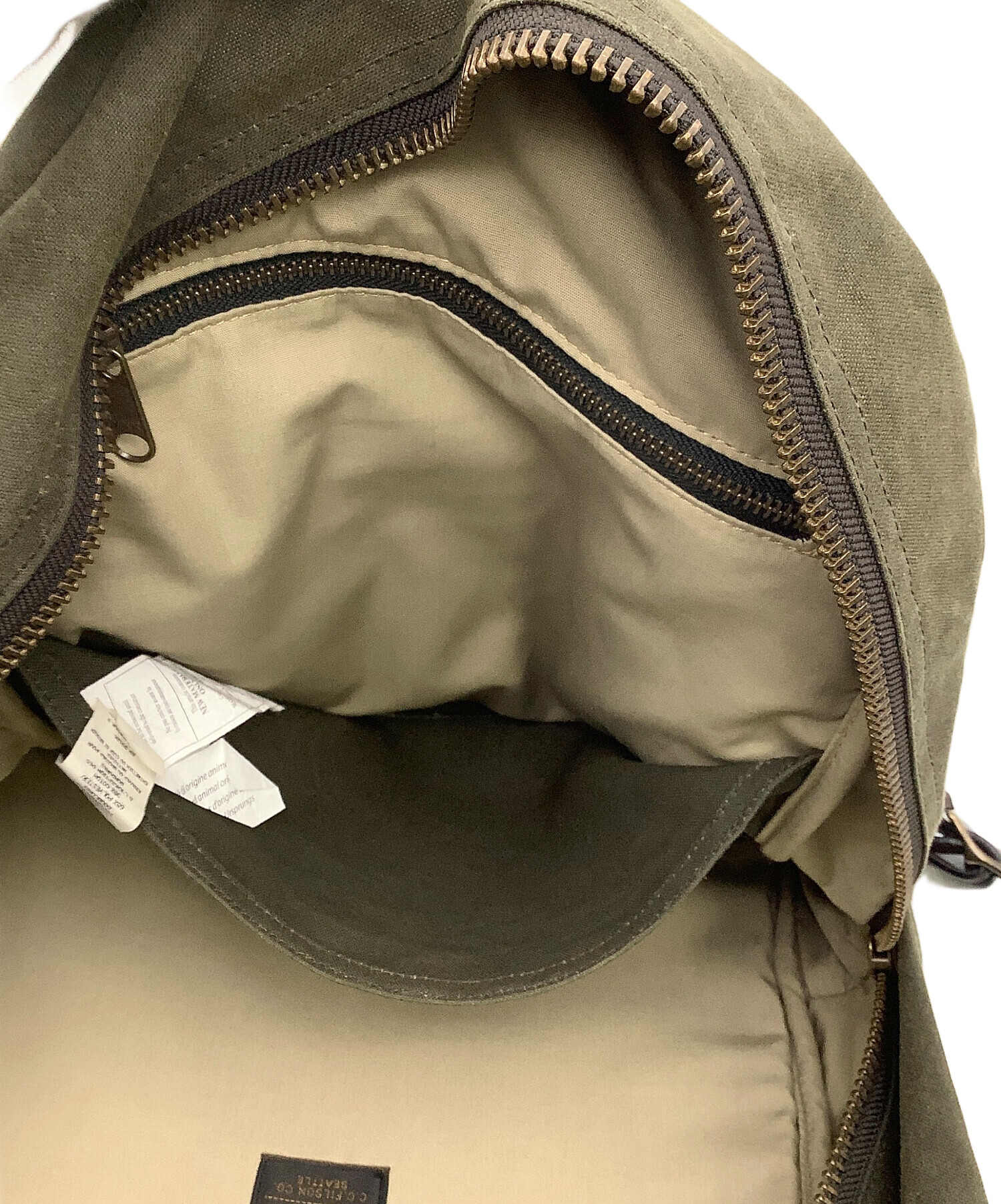 中古・古着通販】FILSON (フィルソン) JOURNEYMAN BACKPACK オリーブ