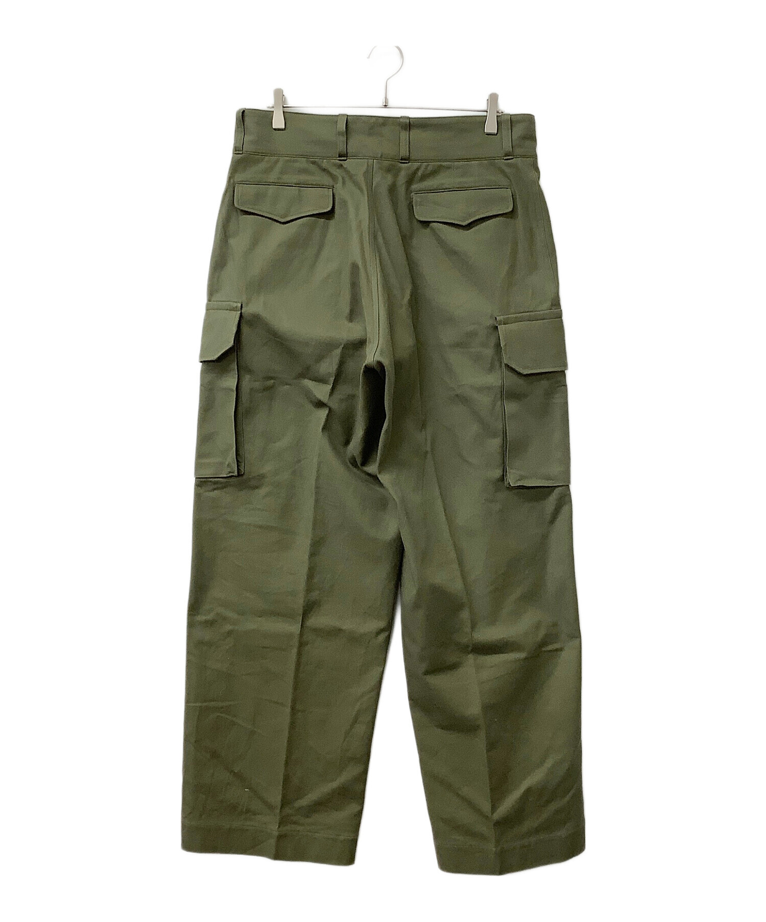 blurhms ROOTSTOCK カーゴパンツ オリーブ サイズ3 中古・古着通販】blurhms ROOTSTOCK (ブラームスルーツストック