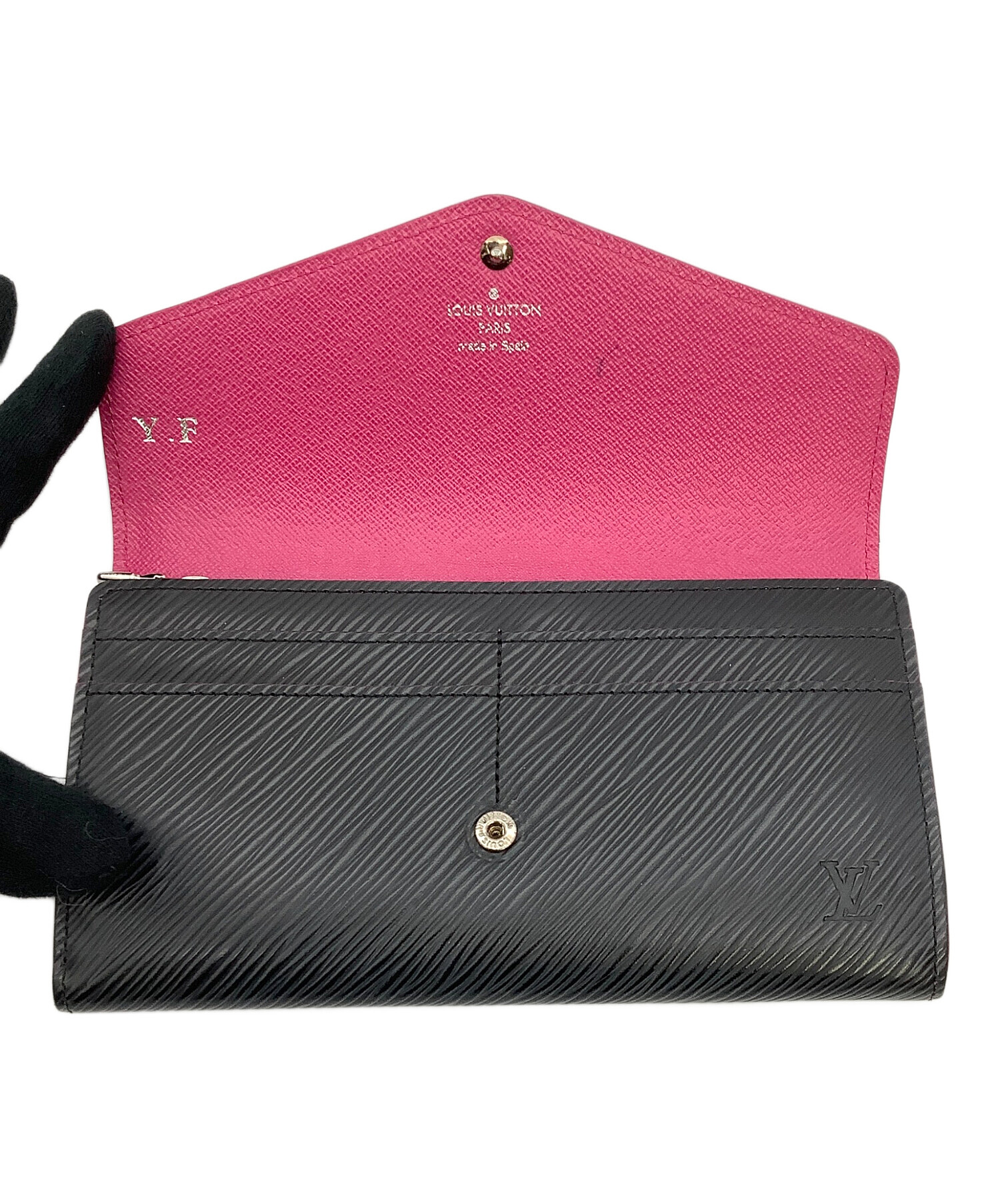 【ルイ・ヴィトン 長財布】エピレザー ポルトフォイユ サラ 赤 中古 中古・古着通販】LOUIS VUITTON (ルイ ヴィトン) エピ ポルトフォイユ