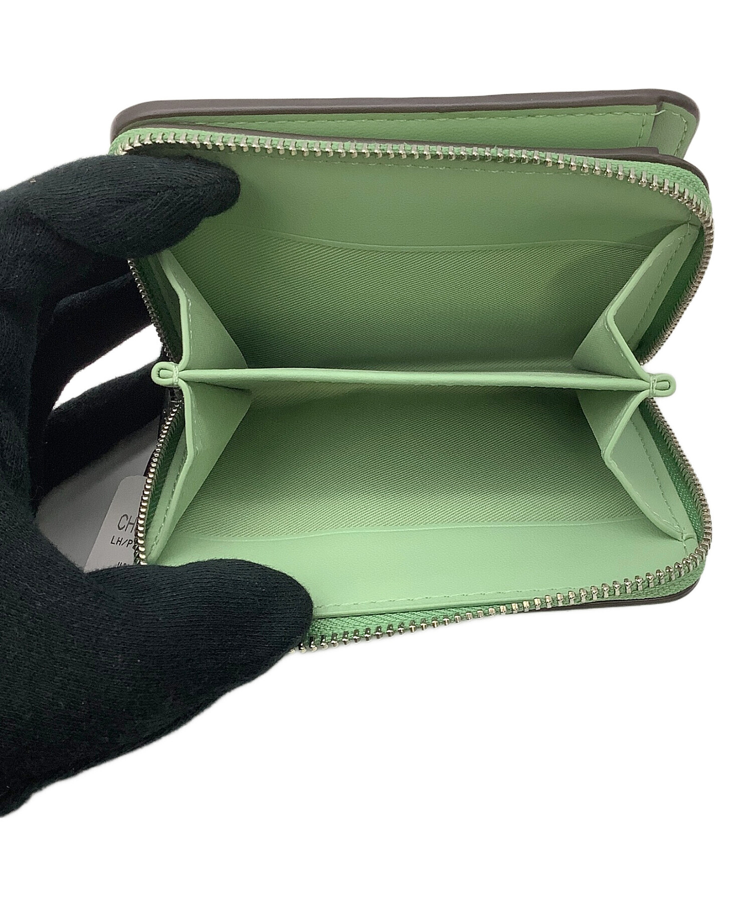 COACH コーチ ビルフォールド ウォレット 二つ折り財布 緑 グリーン