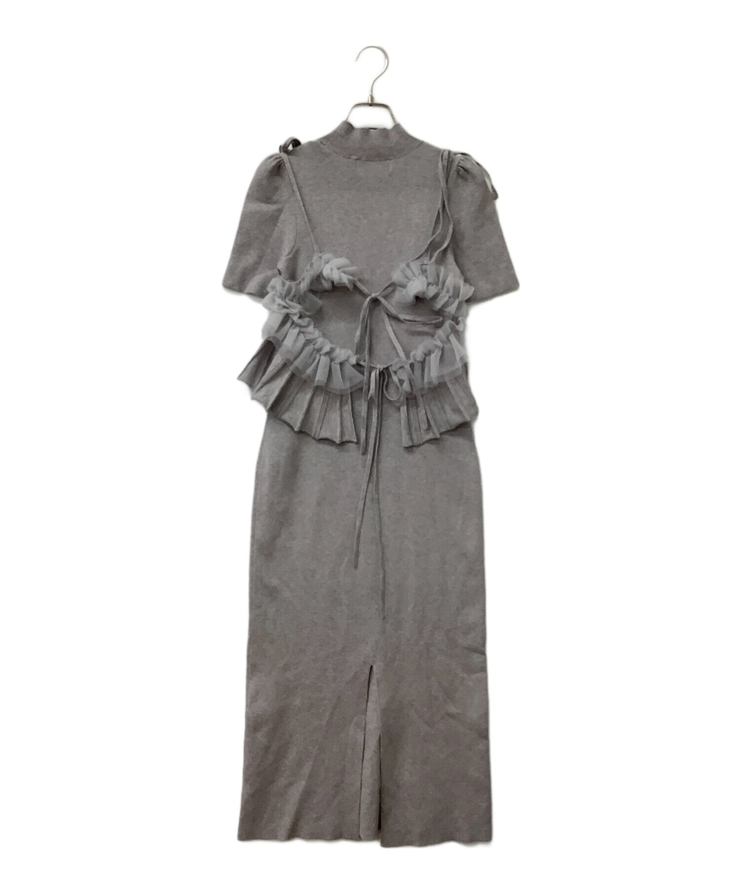 FRK401 中古品 中古・古着通販】Lily Brown (リリーブラウン) ビスチェセットニット