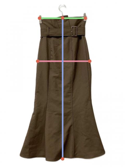 中古・古着通販】Snidel (スナイデル) ベルティッドマーメイドスカート