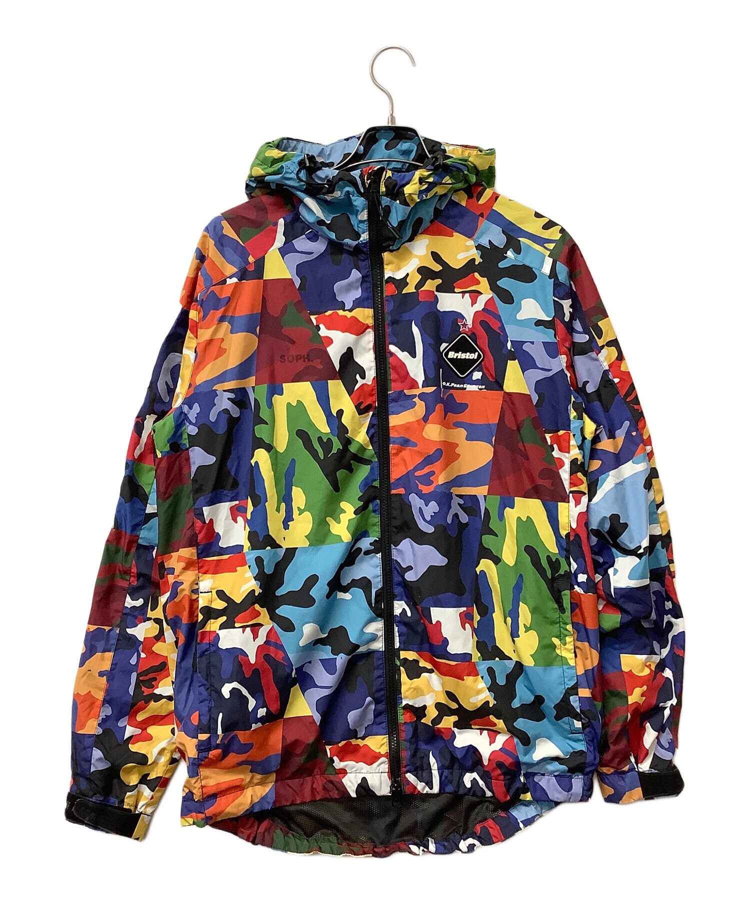 ブリストル　カモフラージュ　M　ナイロンパーカー 中古・古着通販】Bristol (ブリストル) ナイロンパーカー CAMOUFLAGE