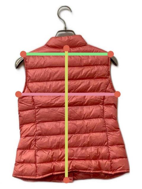 中古・古着通販】MONCLER (モンクレール) ダウンベスト ピンク サイズ