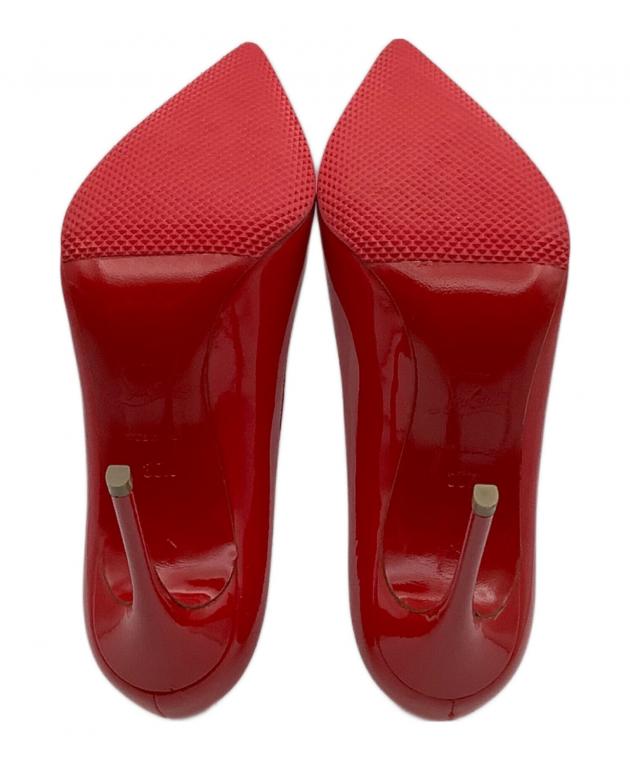 ChristianLouboutin サンダル　ハイヒール　パンプス　赤　24 中古・古着通販】Christian Louboutin (クリスチャン・ルブタン