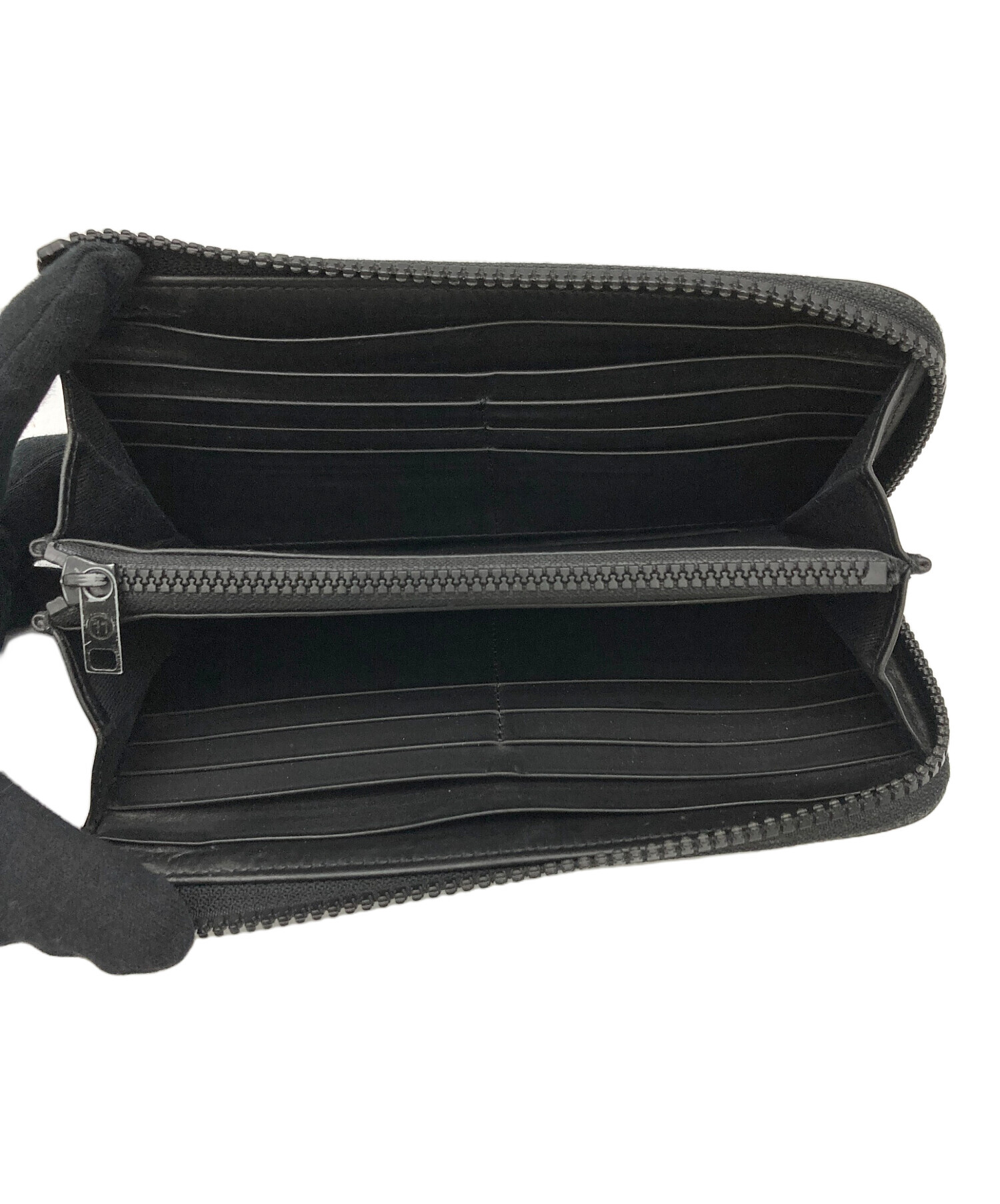 中古・古着通販】Maison Margiela (メゾンマルジェラ) 長財布 ブラック