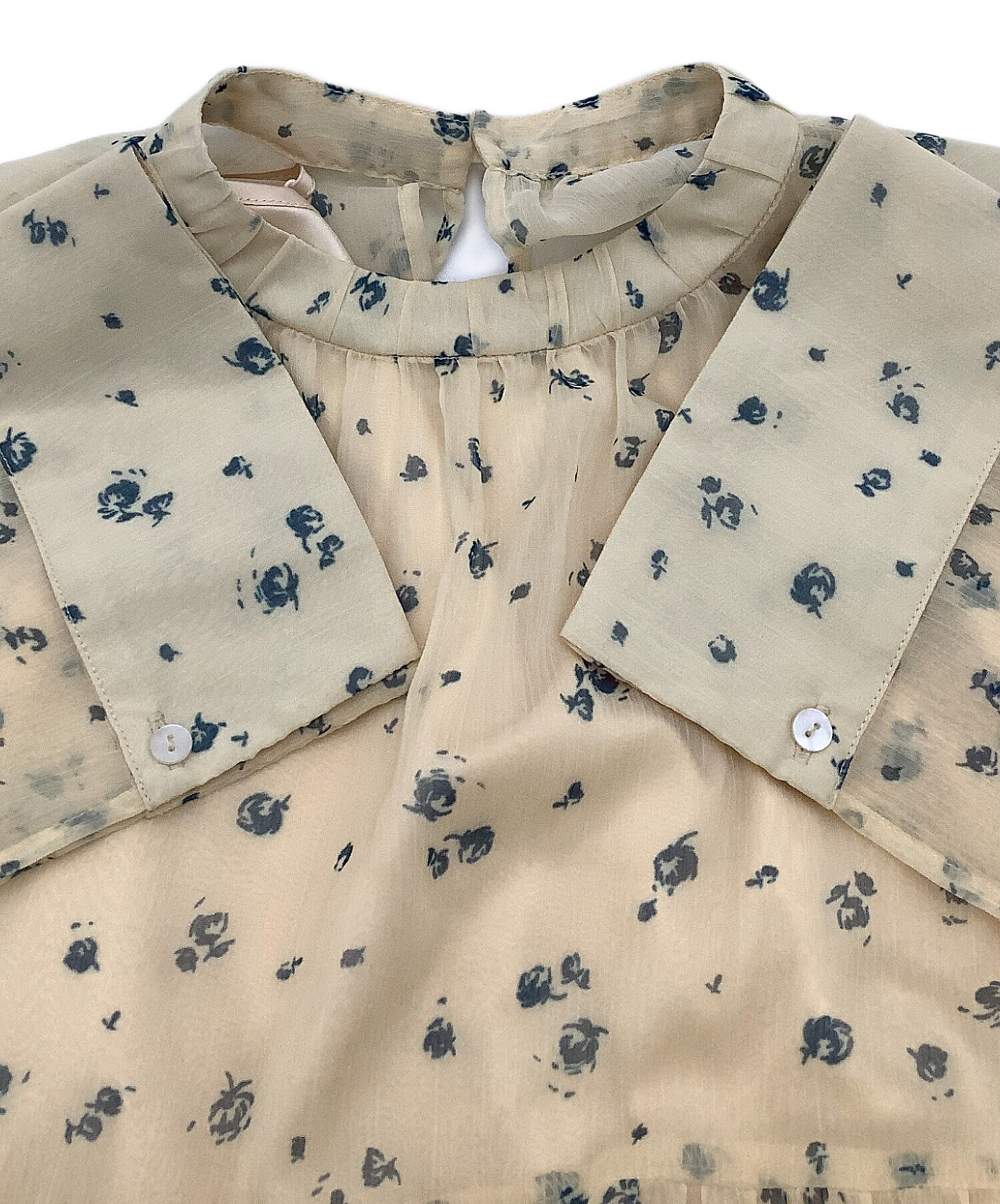 中古・古着通販】emmi (エミ) 長袖ワンピース プリントティアード 