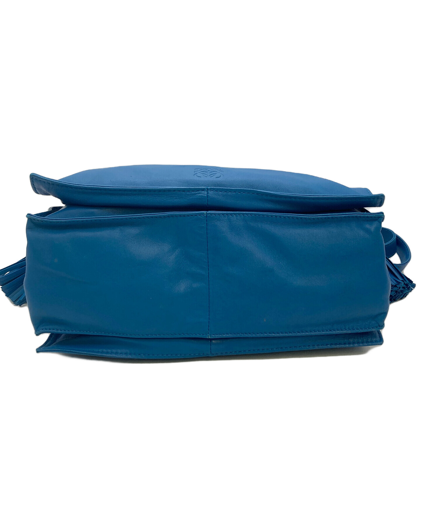 中古・古着通販】LOEWE (ロエベ) ショルダーバッグ フラメンコ ブルー 