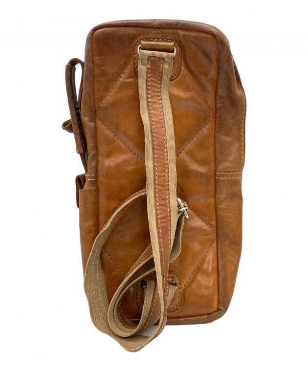 中古・古着通販】Herz (ヘルツ) ボディバッグ レザー ブラウン