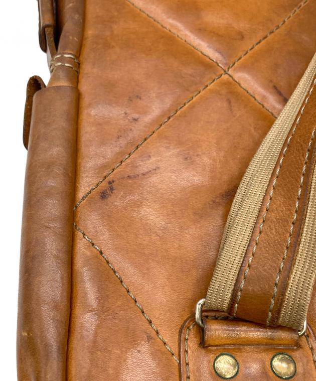 【未使用級】ヘルツ チェストバッグ ボディバッグ ブラウン 中古・古着通販】Herz (ヘルツ) ボディバッグ レザー ブラウン