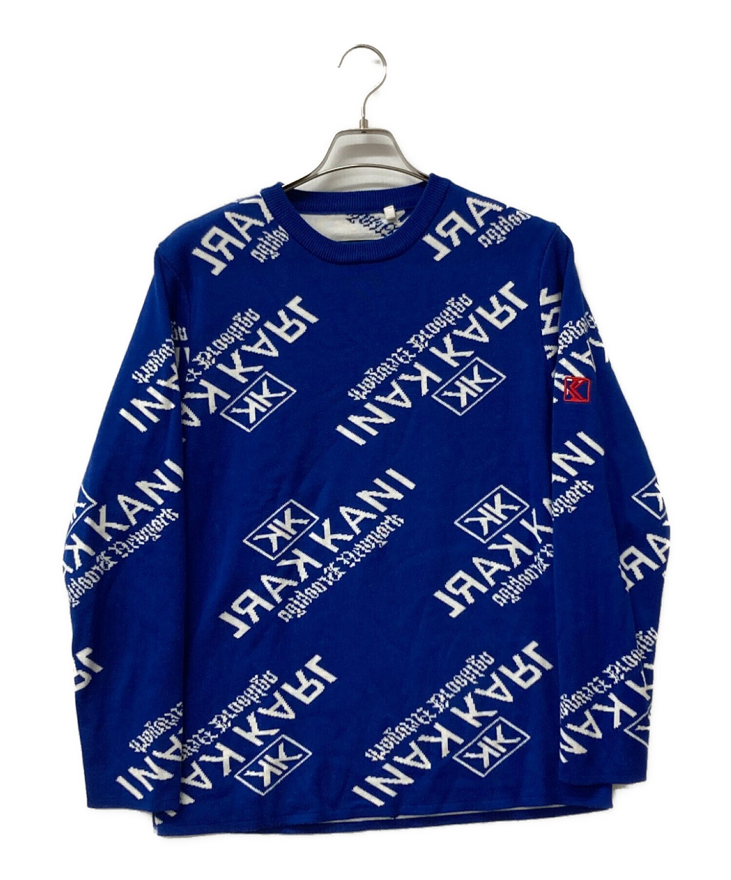 中古・古着通販】KARL KANI (カールカナイ) 長袖ニット ブルー サイズ 