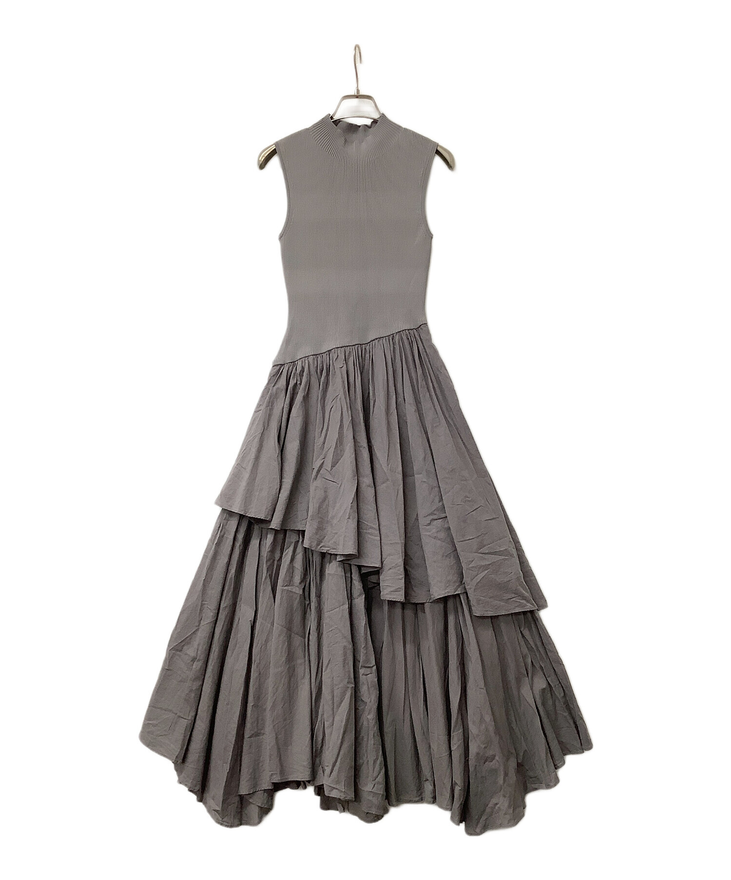 ánuans ノースリーブドットワンピース アニュアンス anuans ドットノースリーブマーメイドワンピース