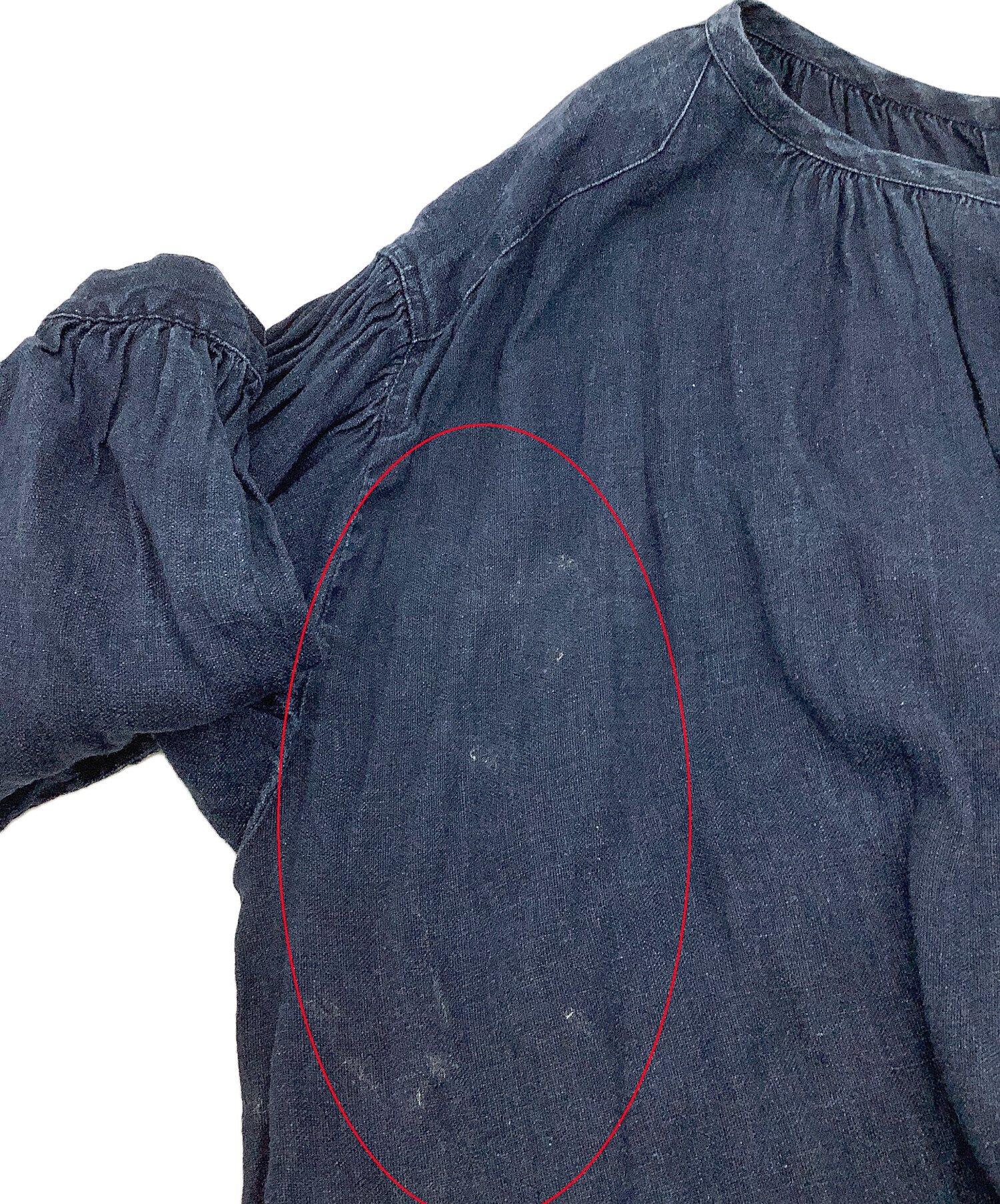 中古・古着通販】nest Robe (ネストローブ) 長袖ワンピース インディゴ