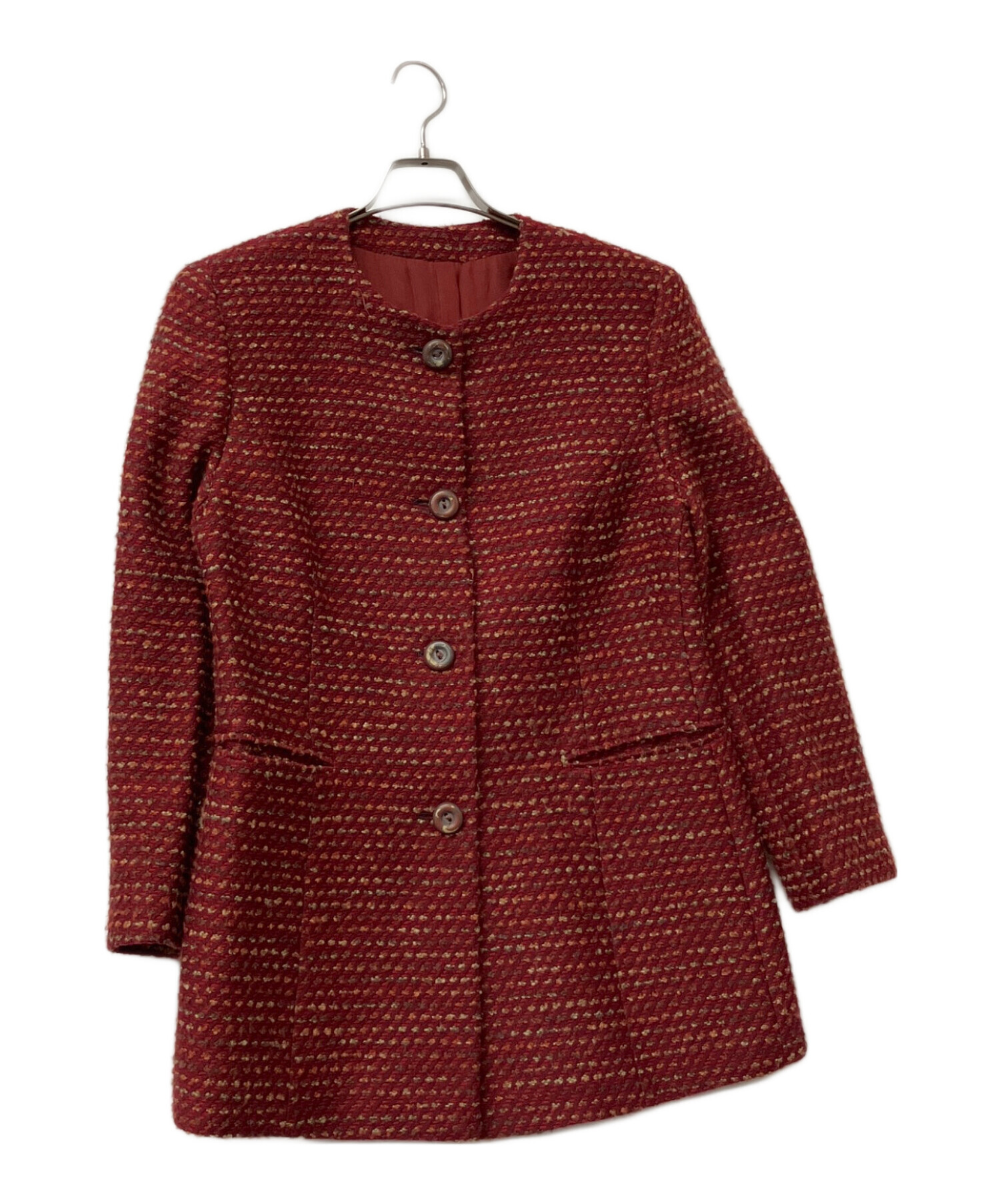 中古・古着通販】missoni (ミッソーニ) ノーカラージャケット 古着