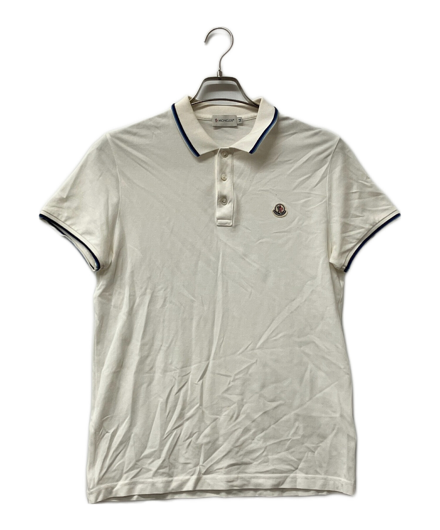 k*k様 MONCLER ホワイト ポロシャツ S 新品未使用品 中古・古着通販】MONCLER (モンクレール) ポロシャツ ホワイト サイズ