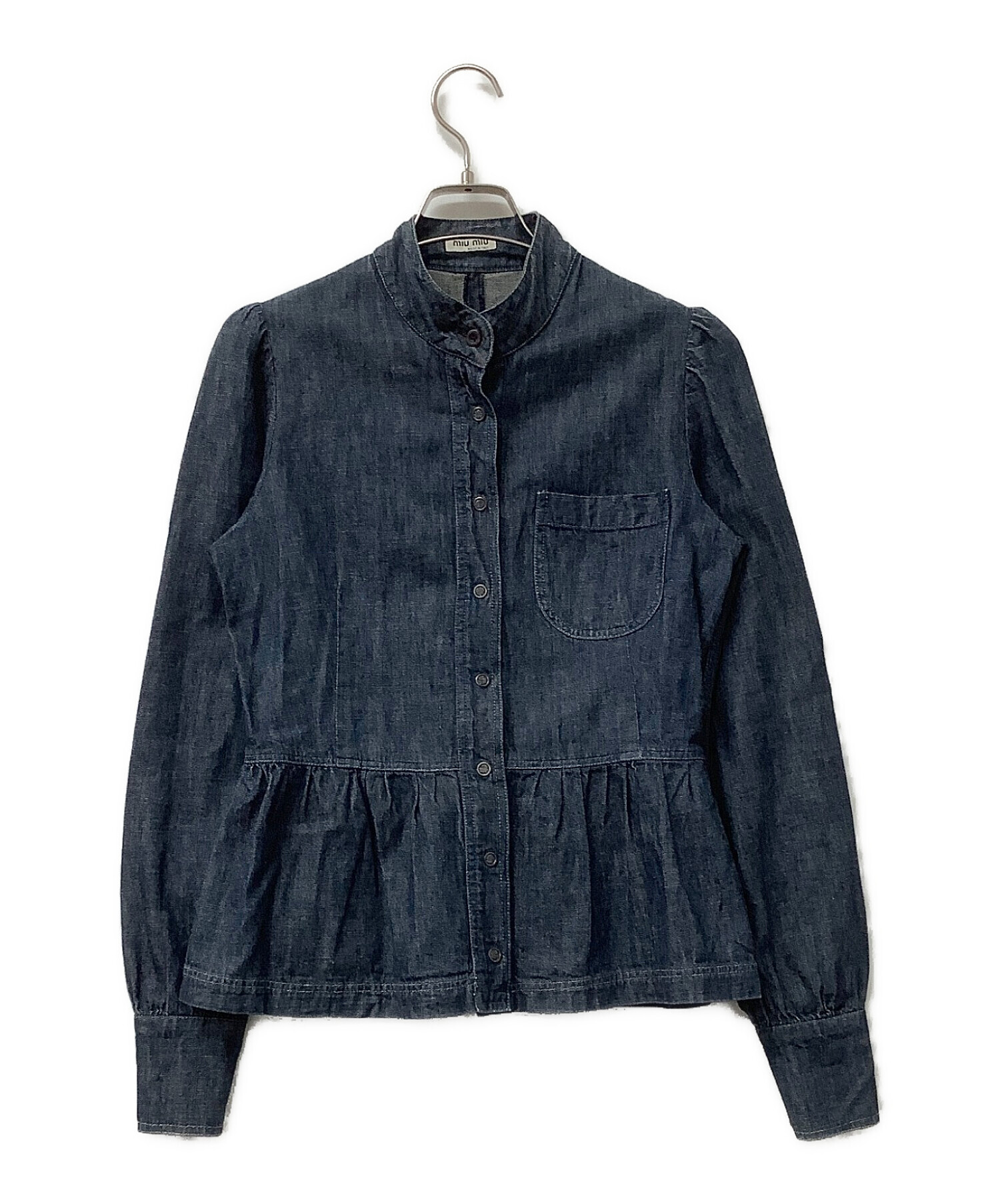 中古・古着通販】MIU MIU (ミュウミュウ) シャツ デニムシャツ MM.AI