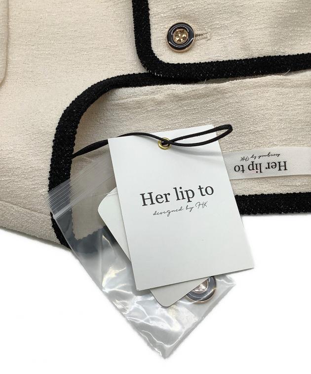 ハーリップトゥ まとめ売り 中古・古着通販】HER LIP TO (ハーリップトゥ) セットアップ Mondrian