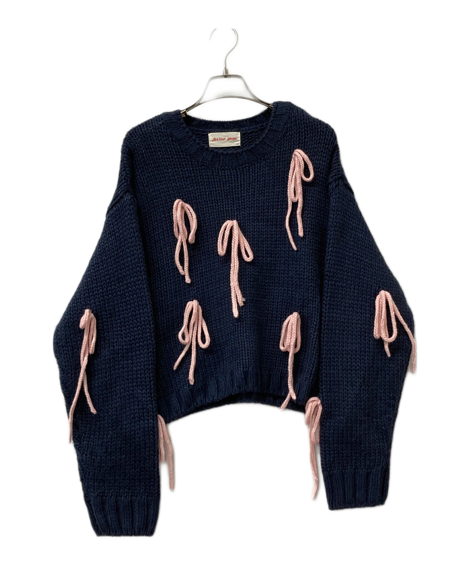 中古・古着通販】ALLISON BROWN (アリソンブラウン) Many Ribbons Knit