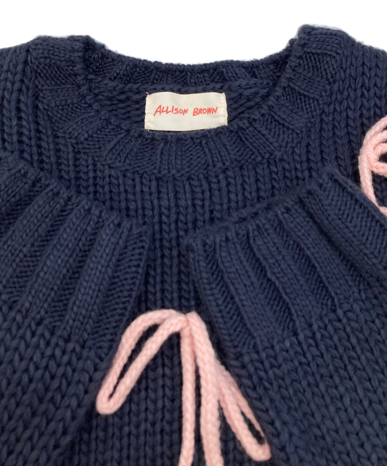 中古・古着通販】ALLISON BROWN (アリソンブラウン) Many Ribbons Knit