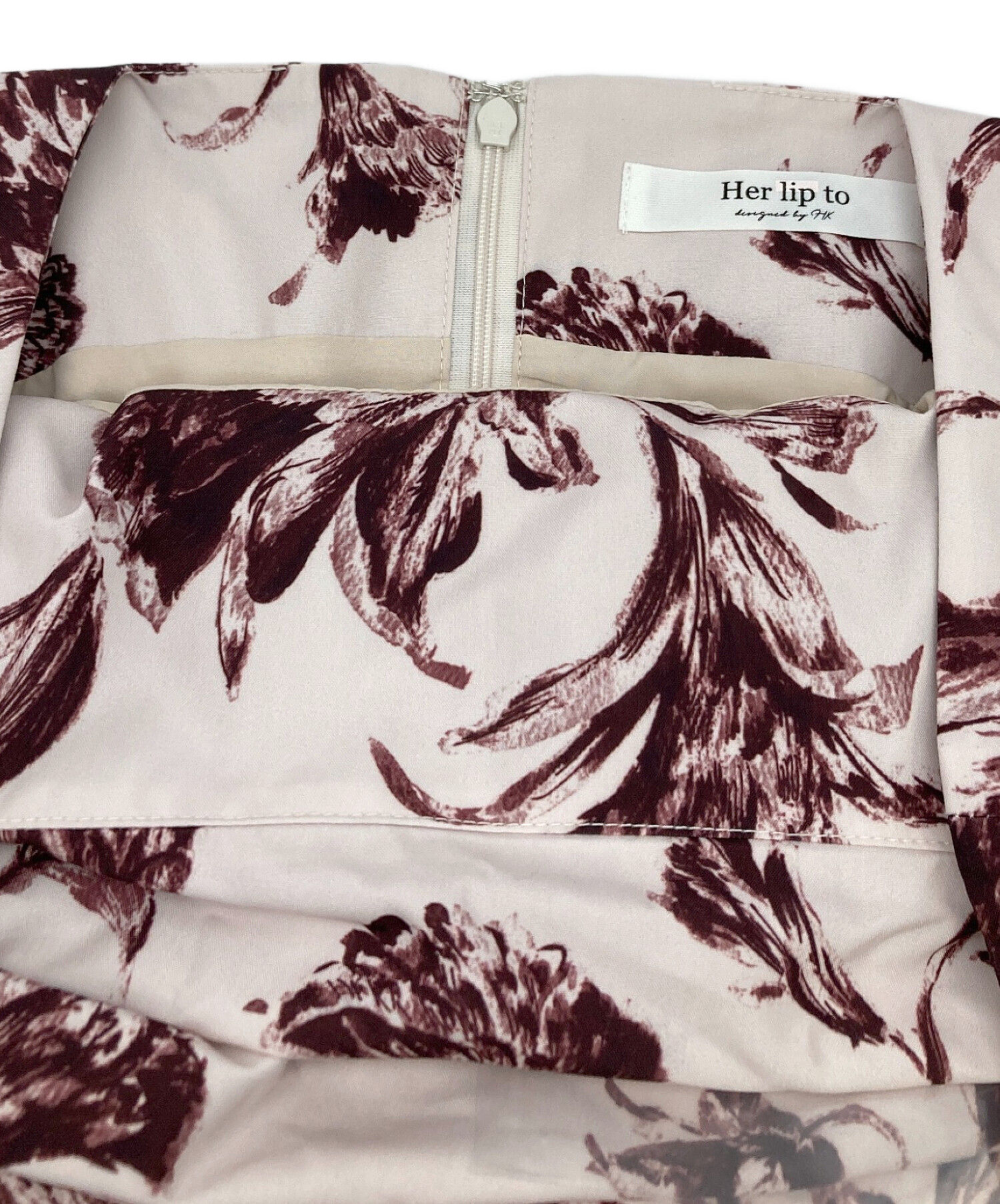 ワンピース her lip to Dahlia Belted Dress 中古・古着通販】HER LIP TO (ハーリップトゥ) dahlia belted dress