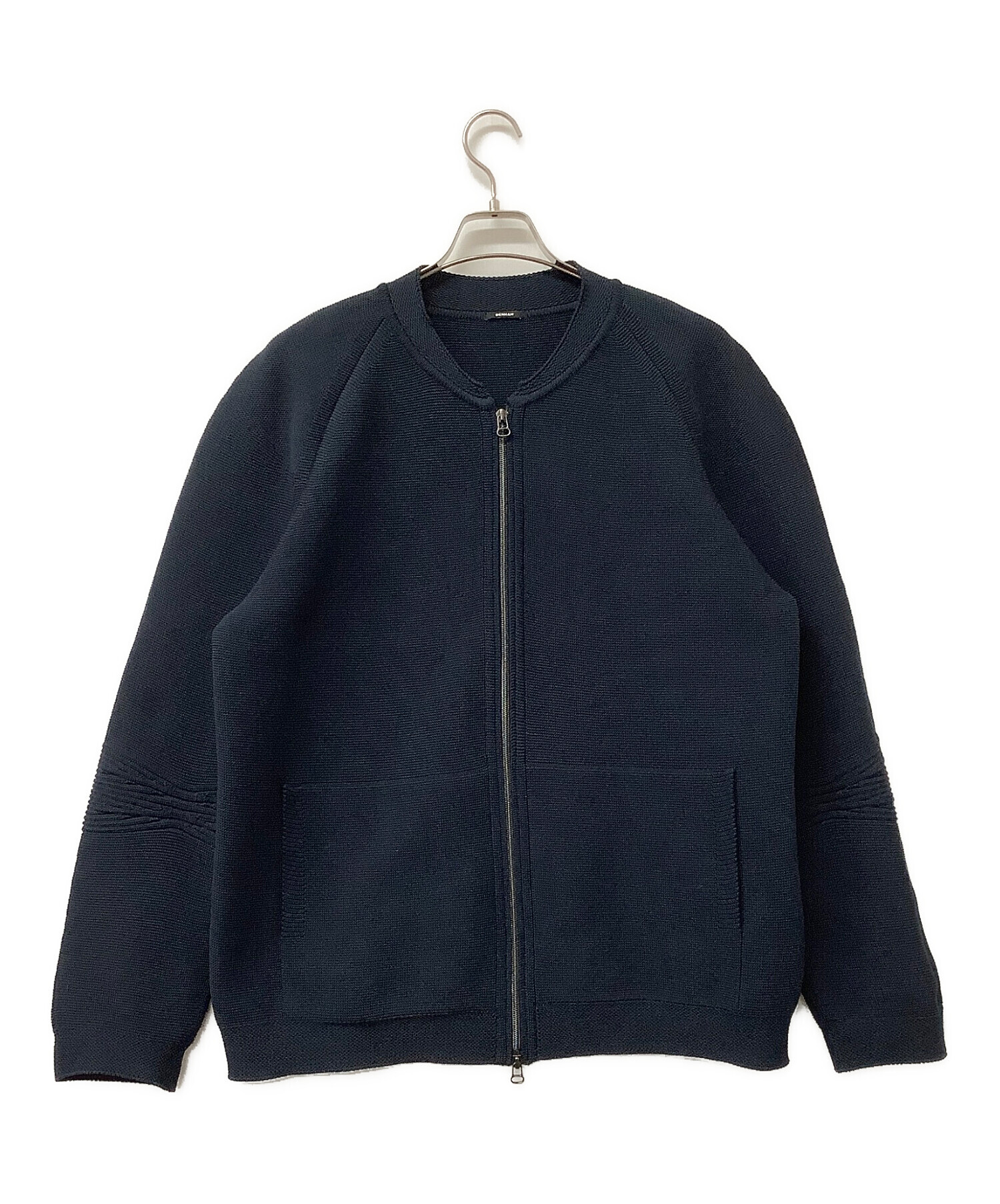 中古・古着通販】Denham (デンハム) ニットジャケット WHOLEGARMENT