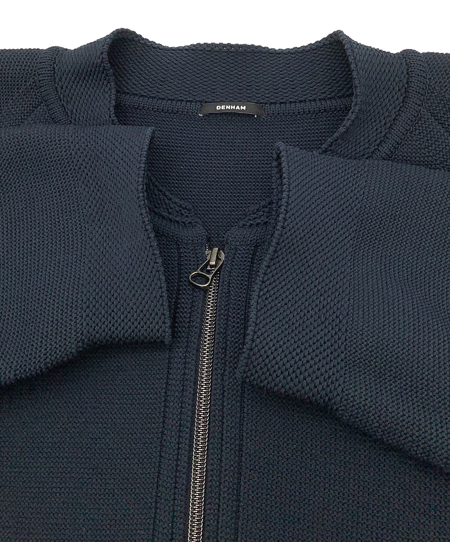 中古・古着通販】Denham (デンハム) ニットジャケット WHOLEGARMENT 