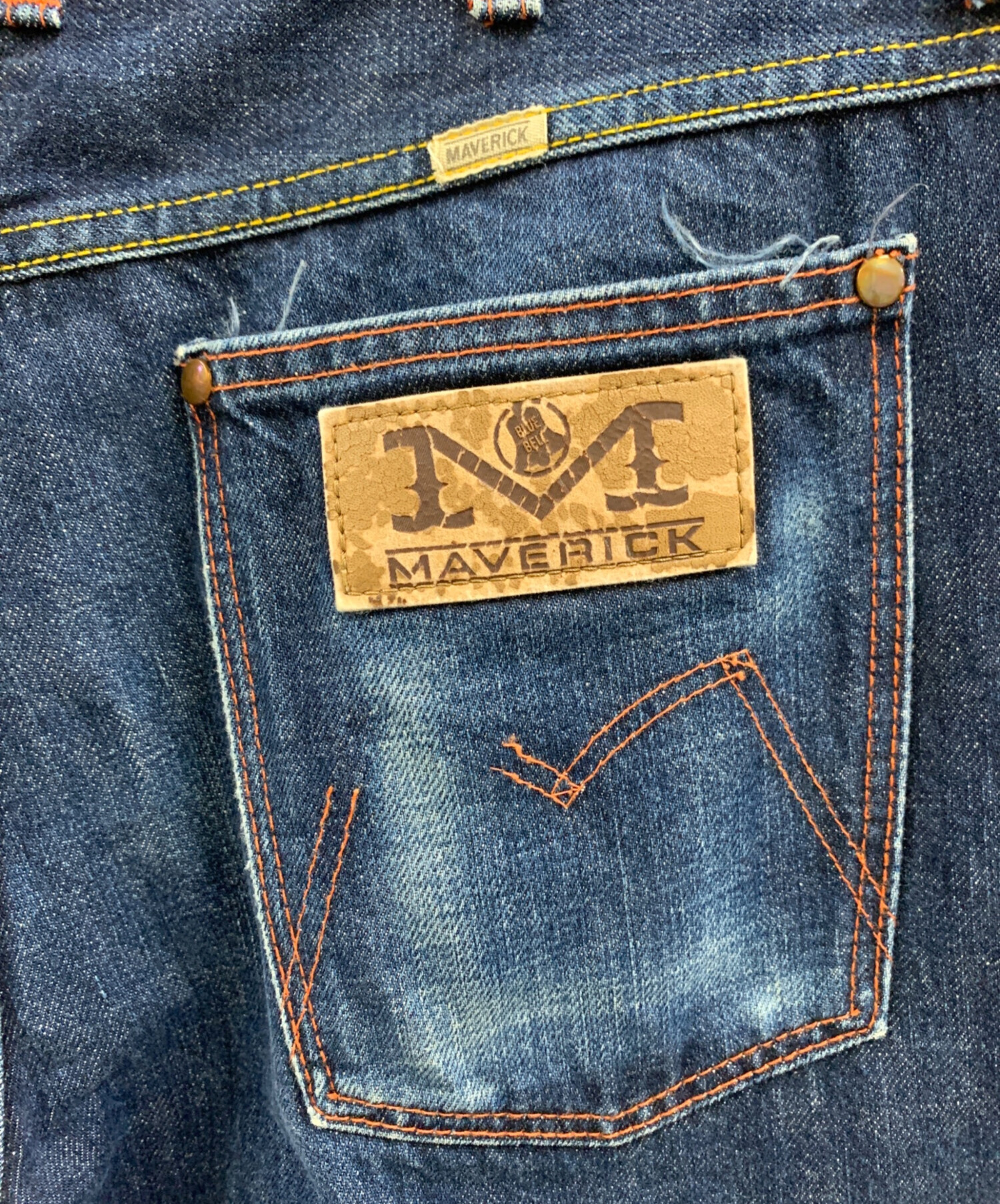 中古・古着通販】MAVERICK (マーベリック) デニムパンツ インディゴ