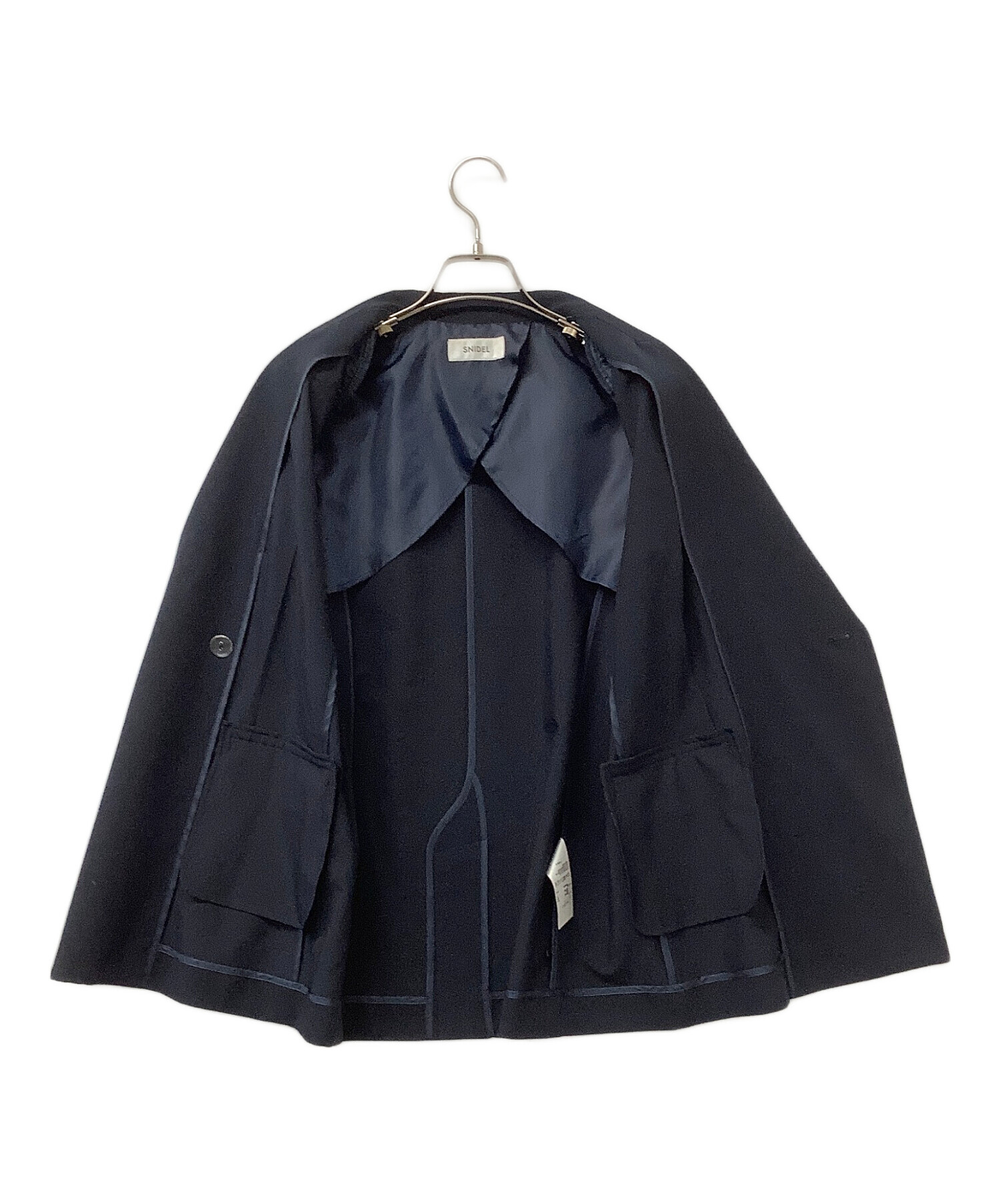 SNIDEL シングルジャケット ネイビー テーラードジャケット スナイデル SNIDEL シングルジャケット ネイビー テーラードジャケット