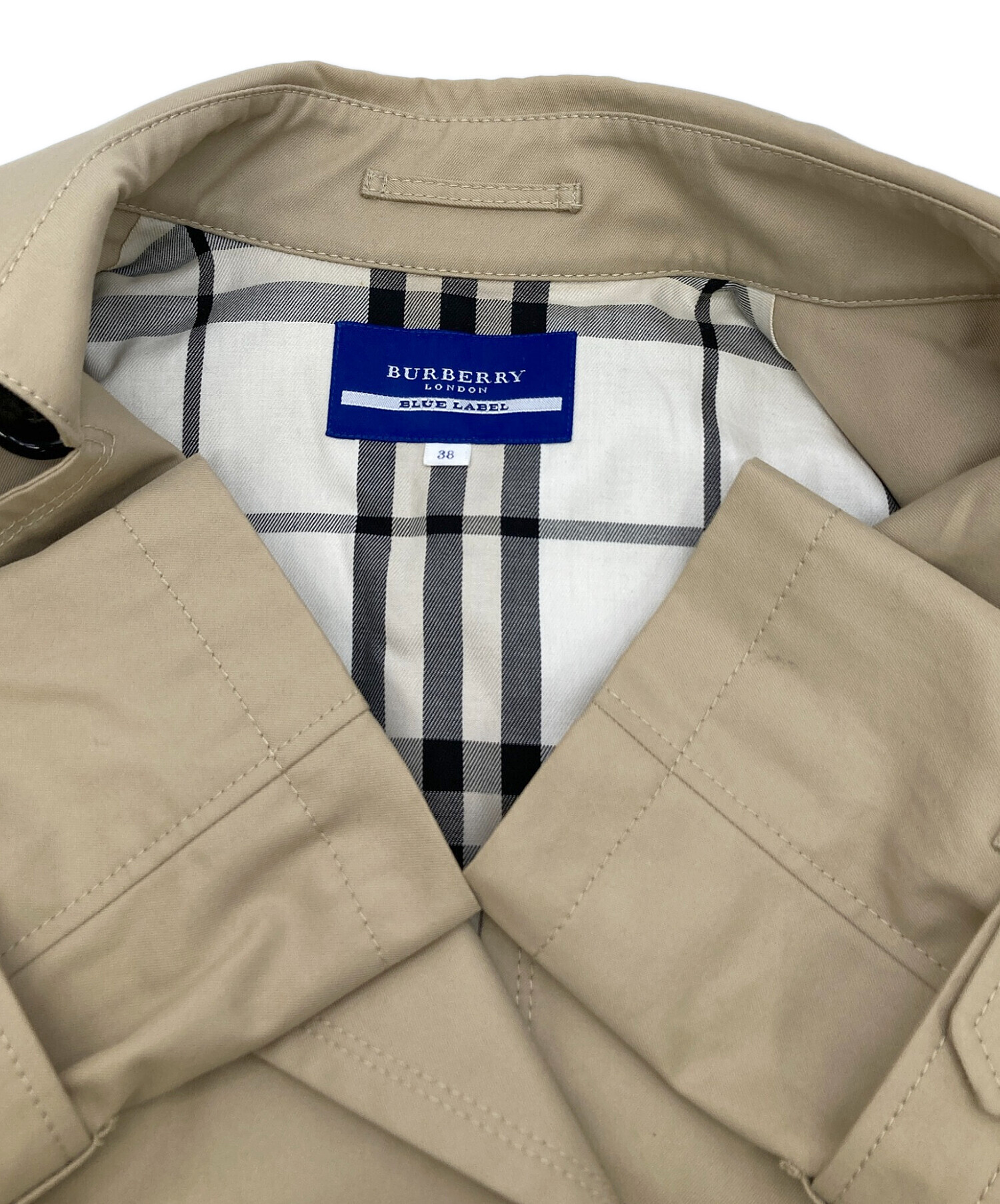 Burberry ベージュ ウールコート 38 中古・古着通販】BURBERRY (バーバリー) コート ベージュ サイズ