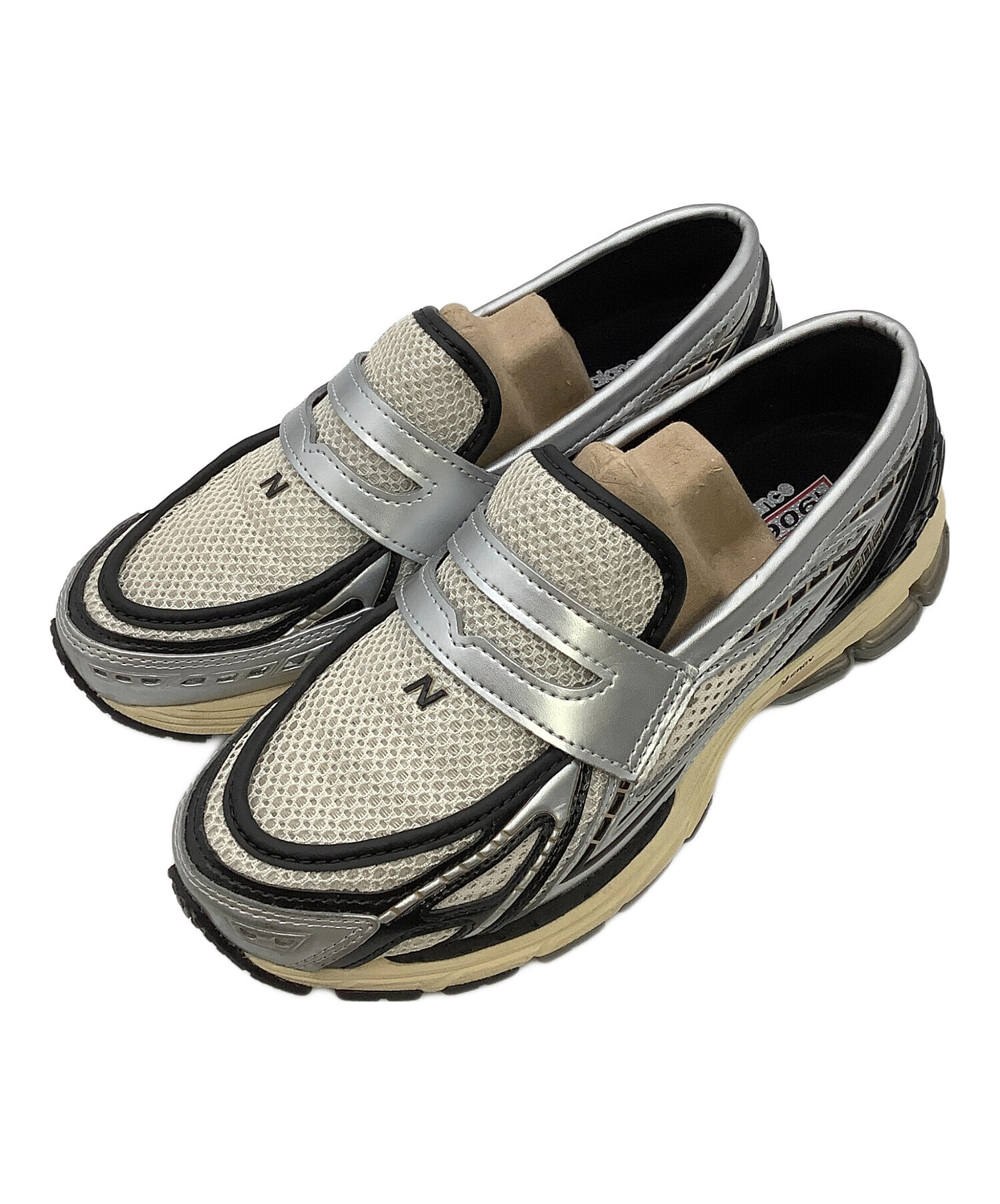 New Balance シルバー ミュール　スリッポン 中古・古着通販】NEW BALANCE (ニューバランス) スリッポン New