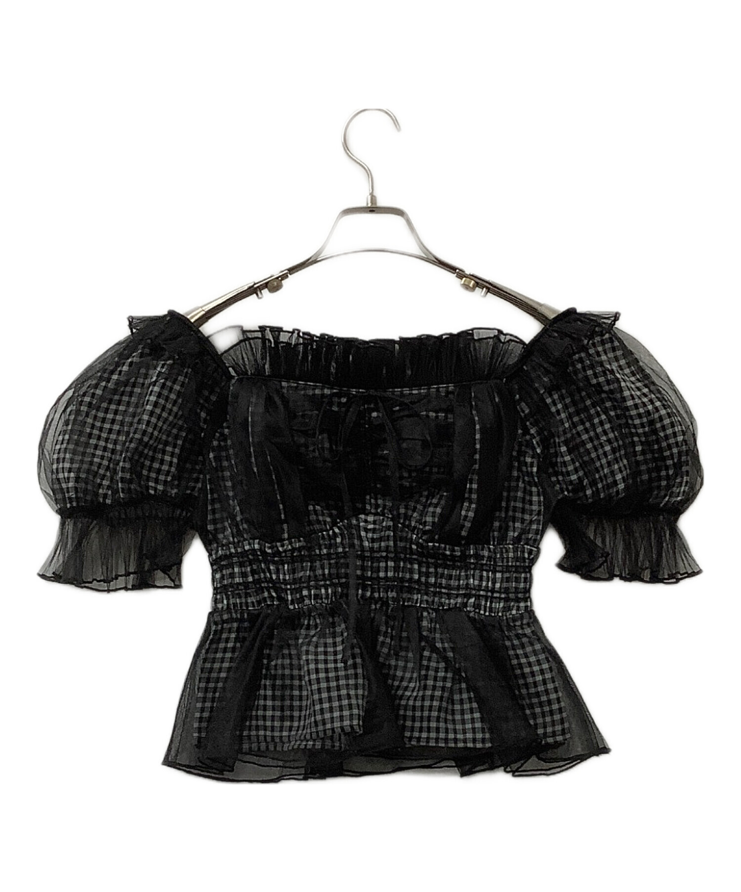 中古・古着通販】Snidel (スナイデル) ブラウス ギャザーフリル