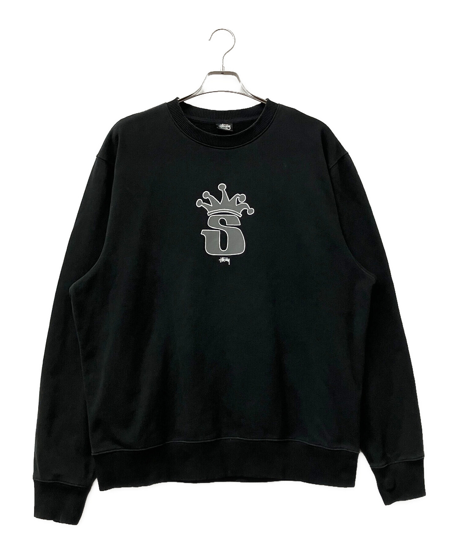 中古・古着通販】stussy (ステューシー) スウェット ブラック サイズ
