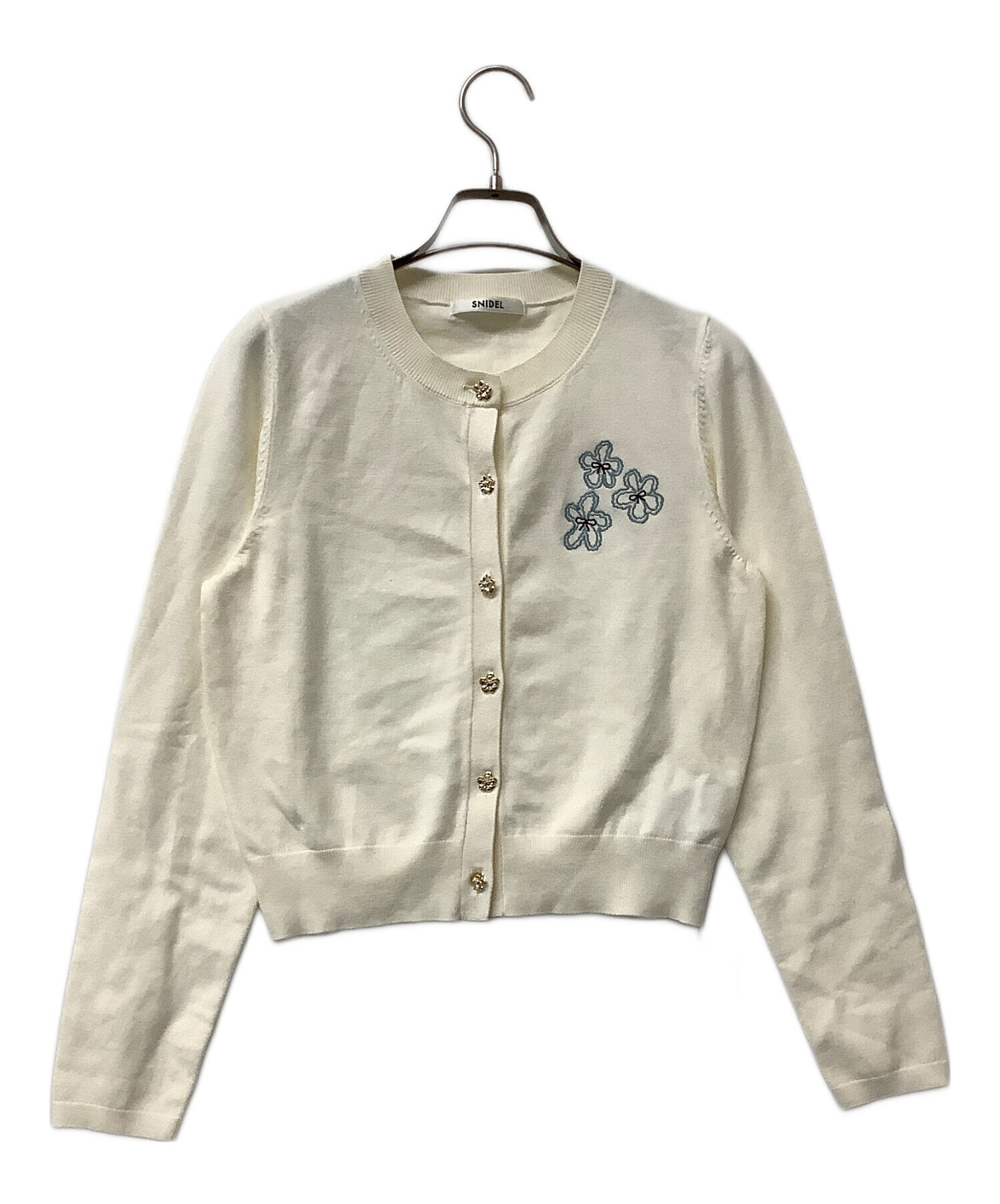 中古・古着通販】Snidel (スナイデル) 厚手カーディガン フラワー