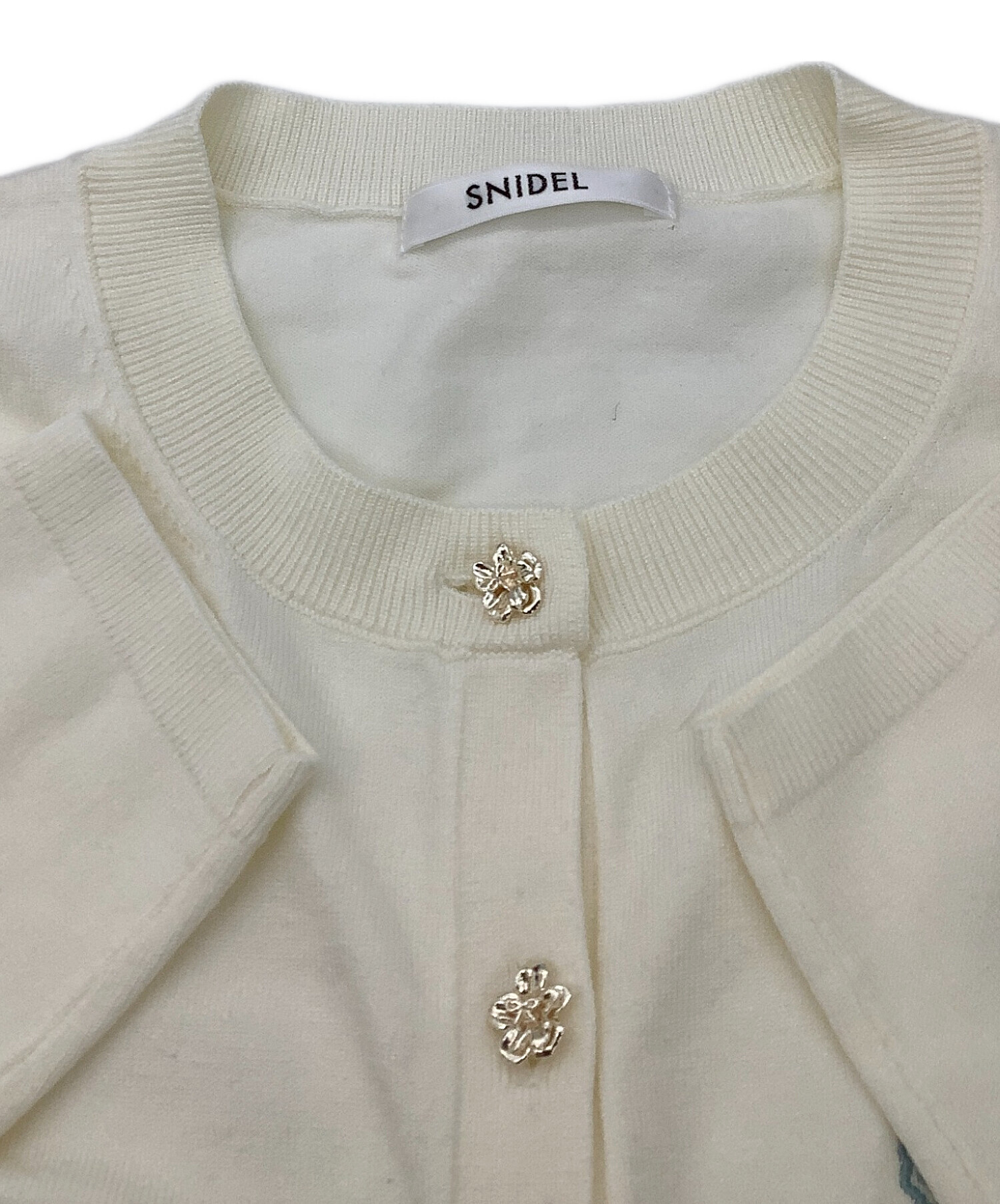 中古・古着通販】Snidel (スナイデル) 厚手カーディガン フラワー