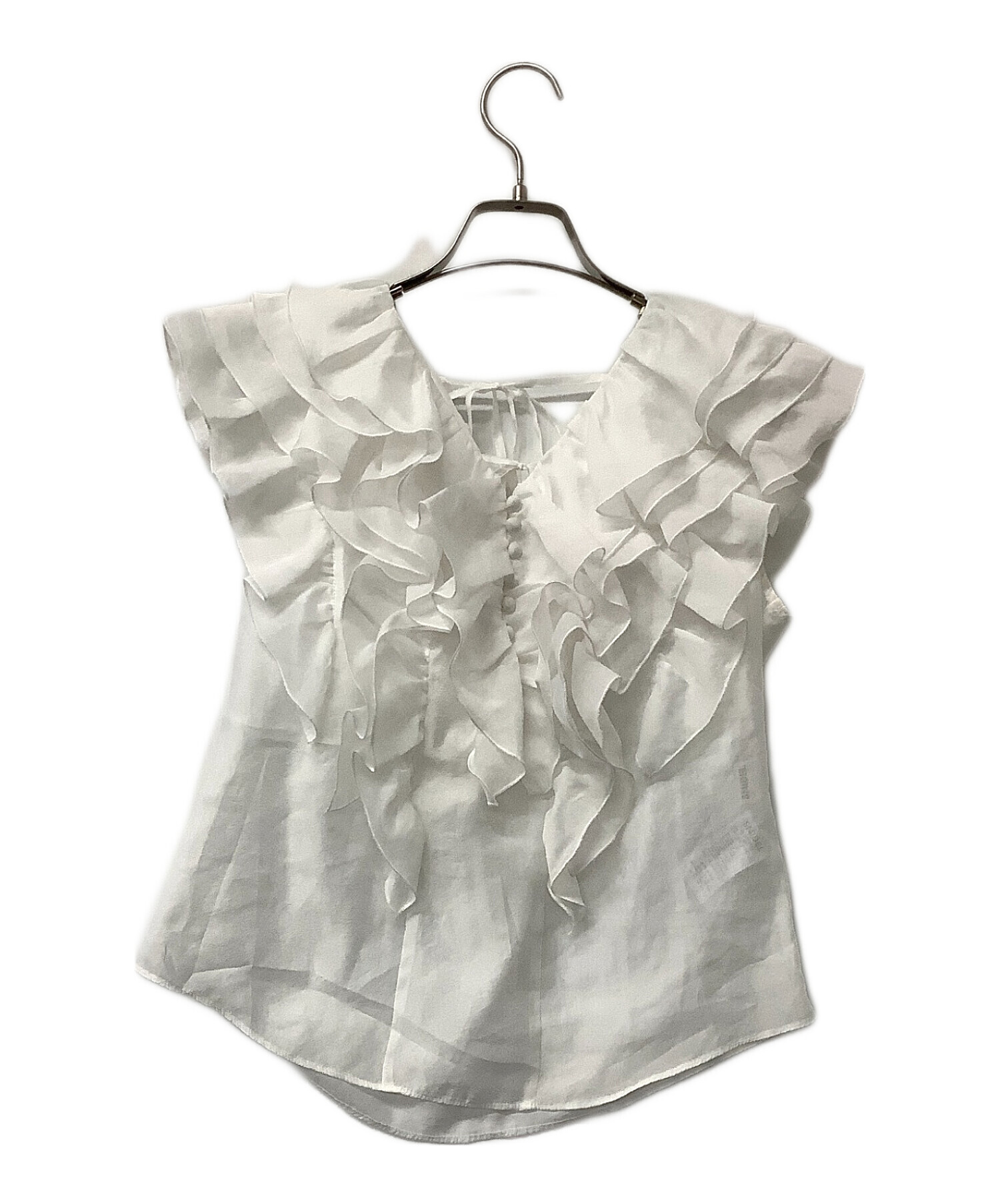 中古・古着通販】Snidel (スナイデル) ノースリーブブラウス バック 