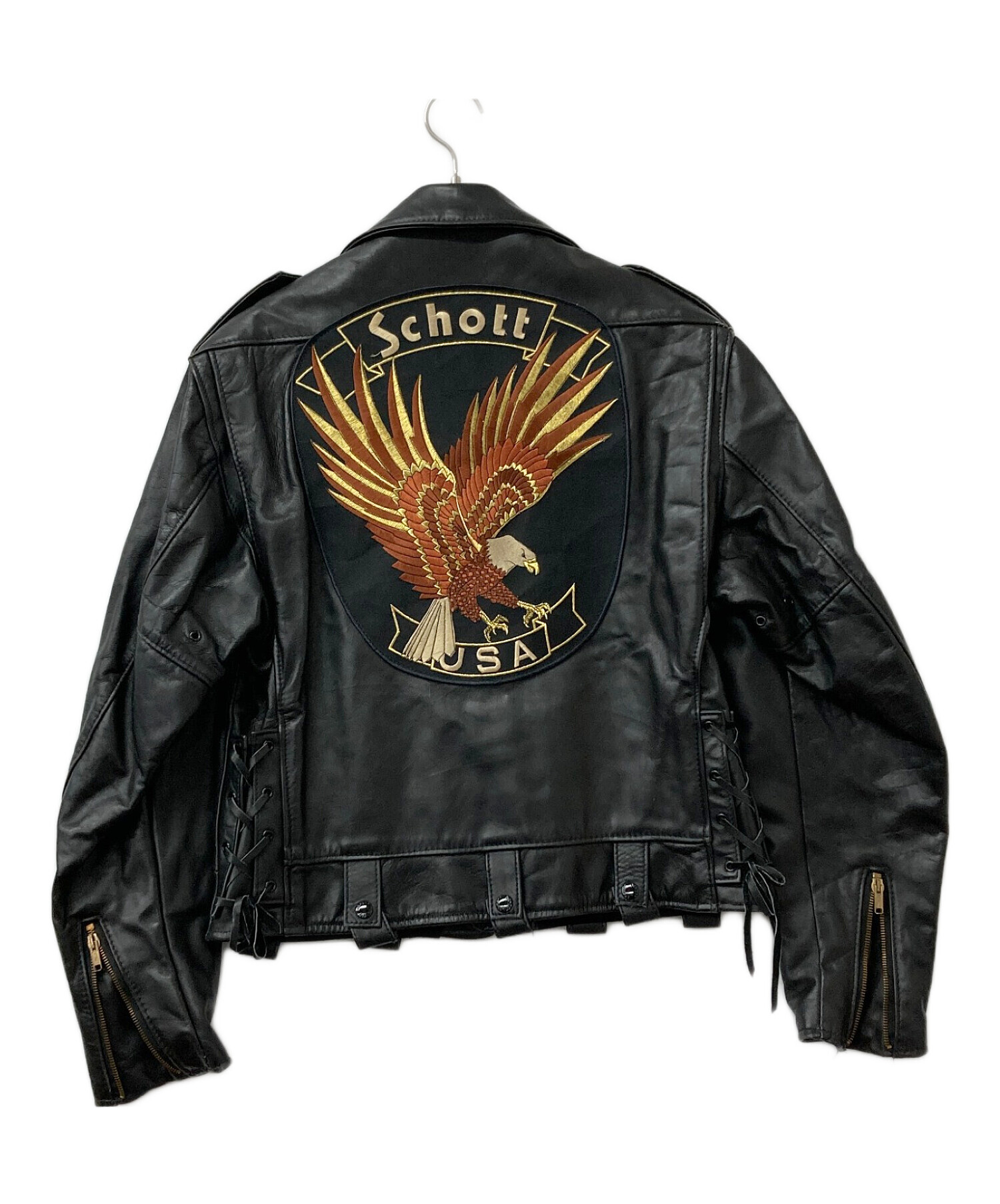 中古・古着通販】Schott (ショット) ライダースジャケット 古着 