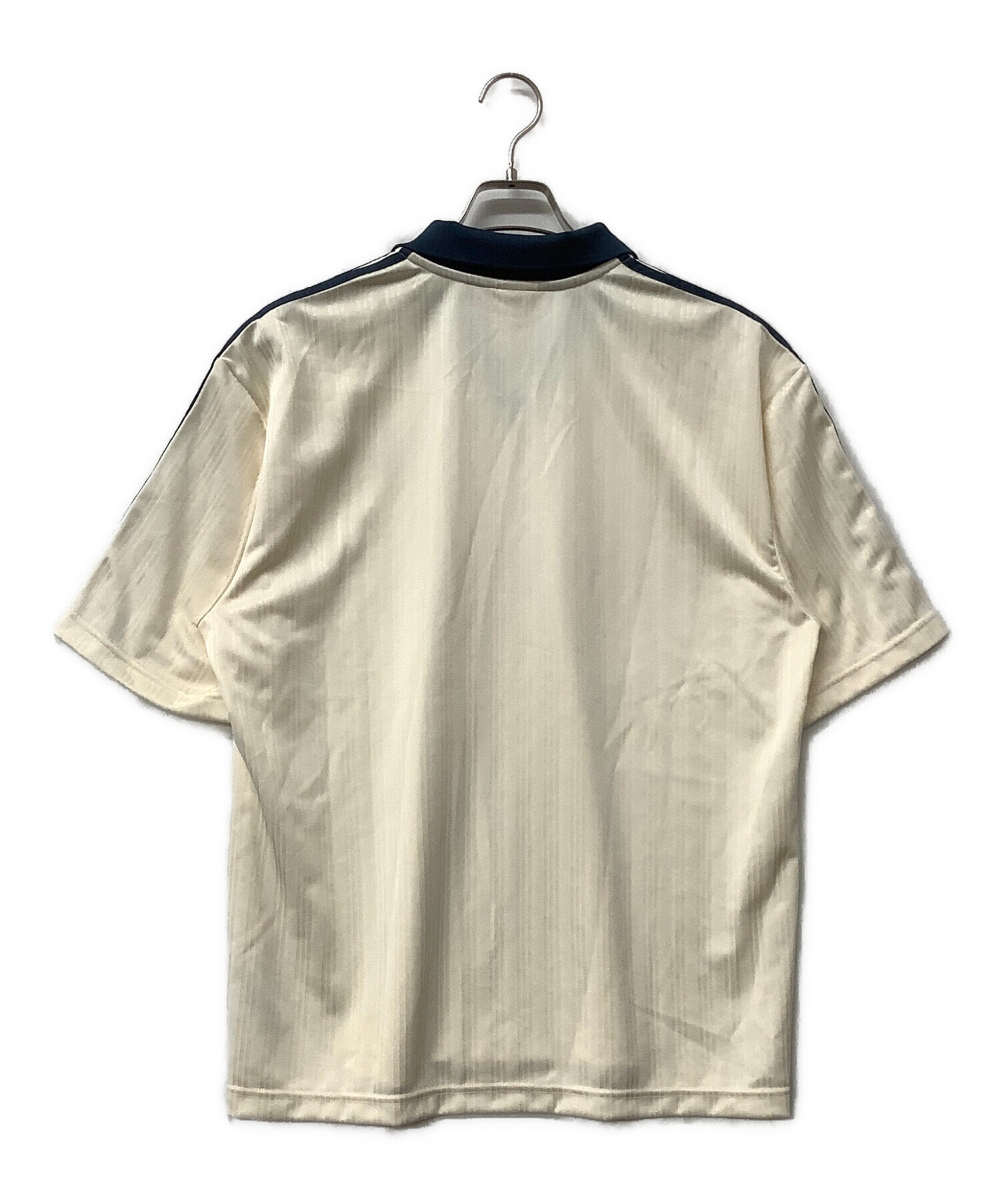 中古・古着通販】adidas (アディダス) 半袖Tシャツ 襟付きゴーリー