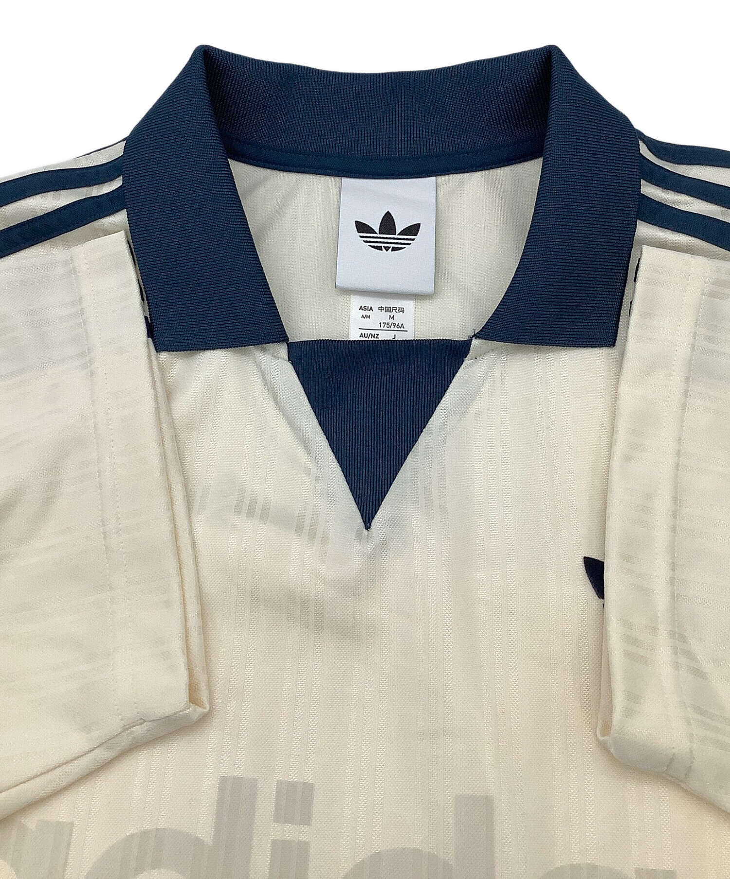 中古・古着通販】adidas (アディダス) 半袖Tシャツ 襟付きゴーリー