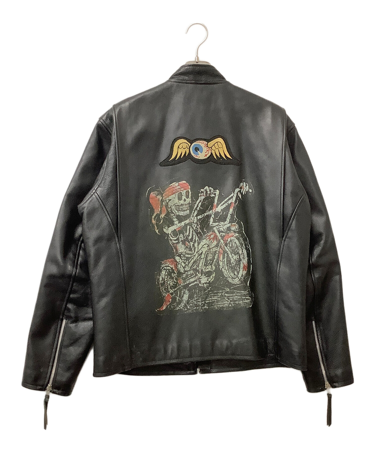 中古・古着通販】Von Dutch (ボンダッチ) レザージャケット ライダース