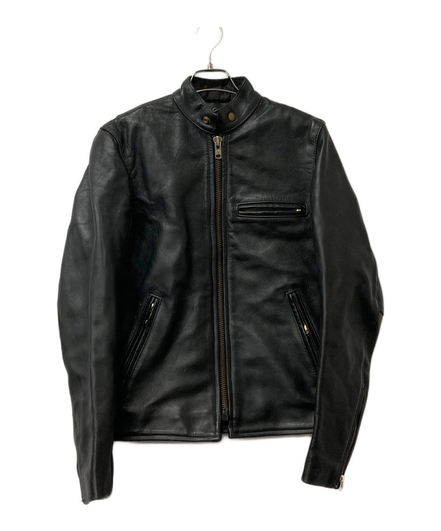 中古・古着通販】VANSON (バンソン) シングルライダースジャケット